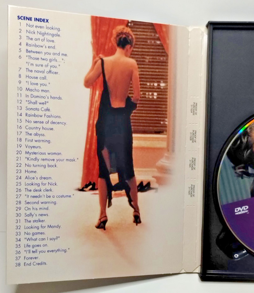 Eyes Wide Shut 1999 DVD Stanley Kubrick Tom Cruise Nicole Kidman Suspense