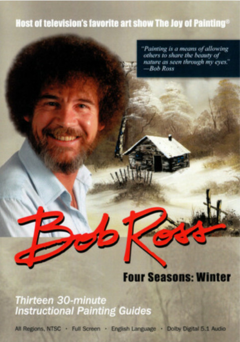 Bob Ross The Joy of Painting: Winter Collection DVD’s NEW 3-Disc Art Instruction