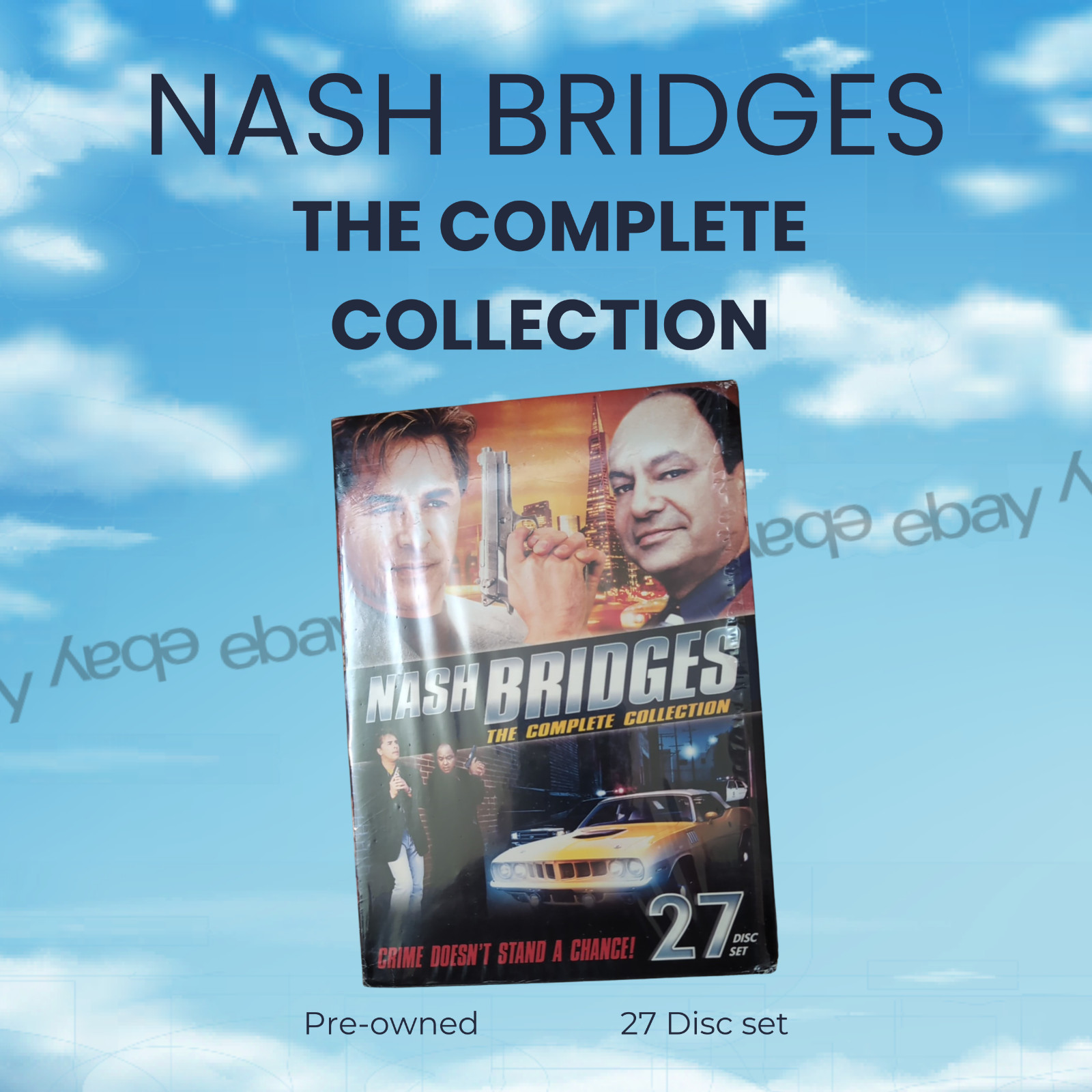 Nash Bridges The Complete Collection DVD Box Set 27-Disc TV Series Don Johnson