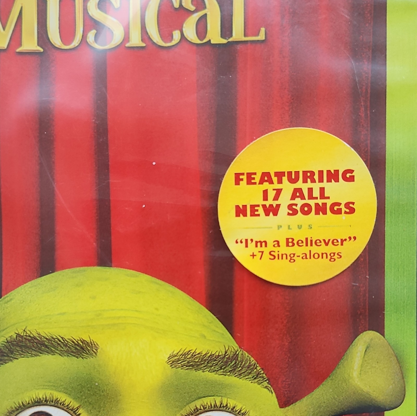 DreamWorks Shrek the Musical DVD Sing-Along NR 130 min 16:9 Subtitles