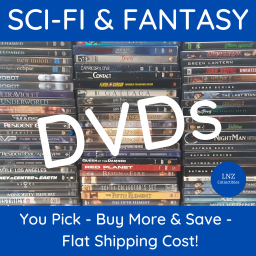 Science Fiction & Fantasy DVDs Sci-Fi Anime Action Movies **You Pick** **Read**