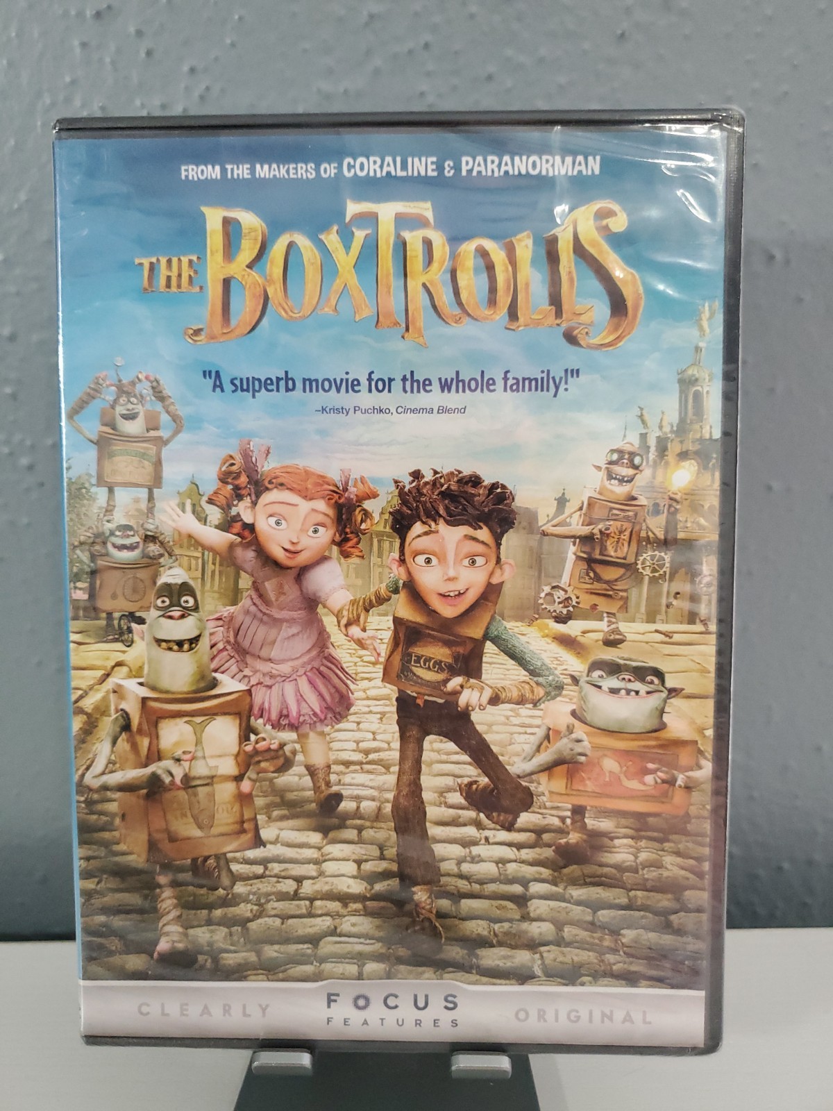 The Boxtrolls (DVD, 2015, WS) Ben Kingsley Elle Fanning Sealed Brand New