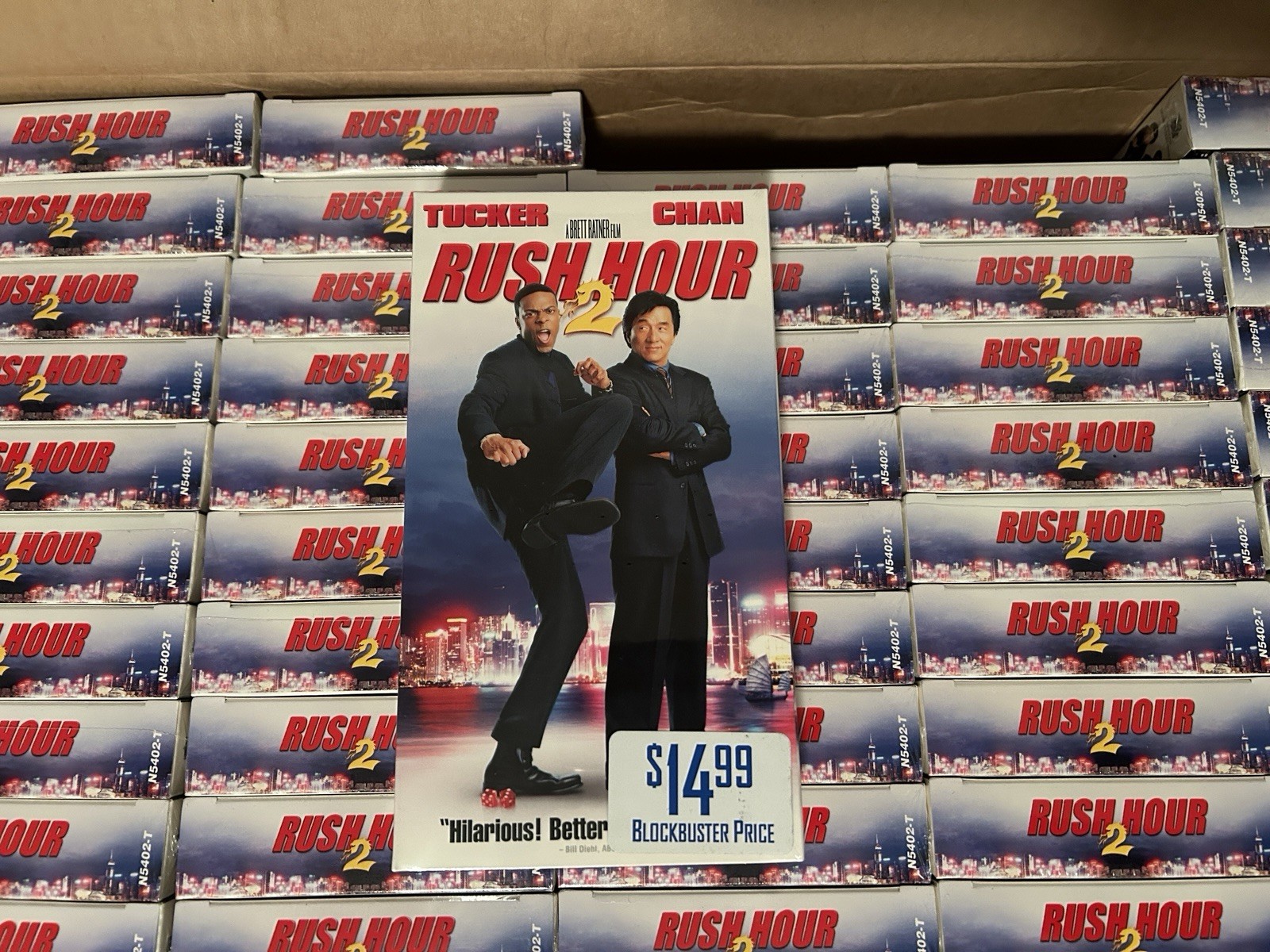 2001 Rush Hour 2 VHS New Factory Sealed Tape From A Sealed Case QTY