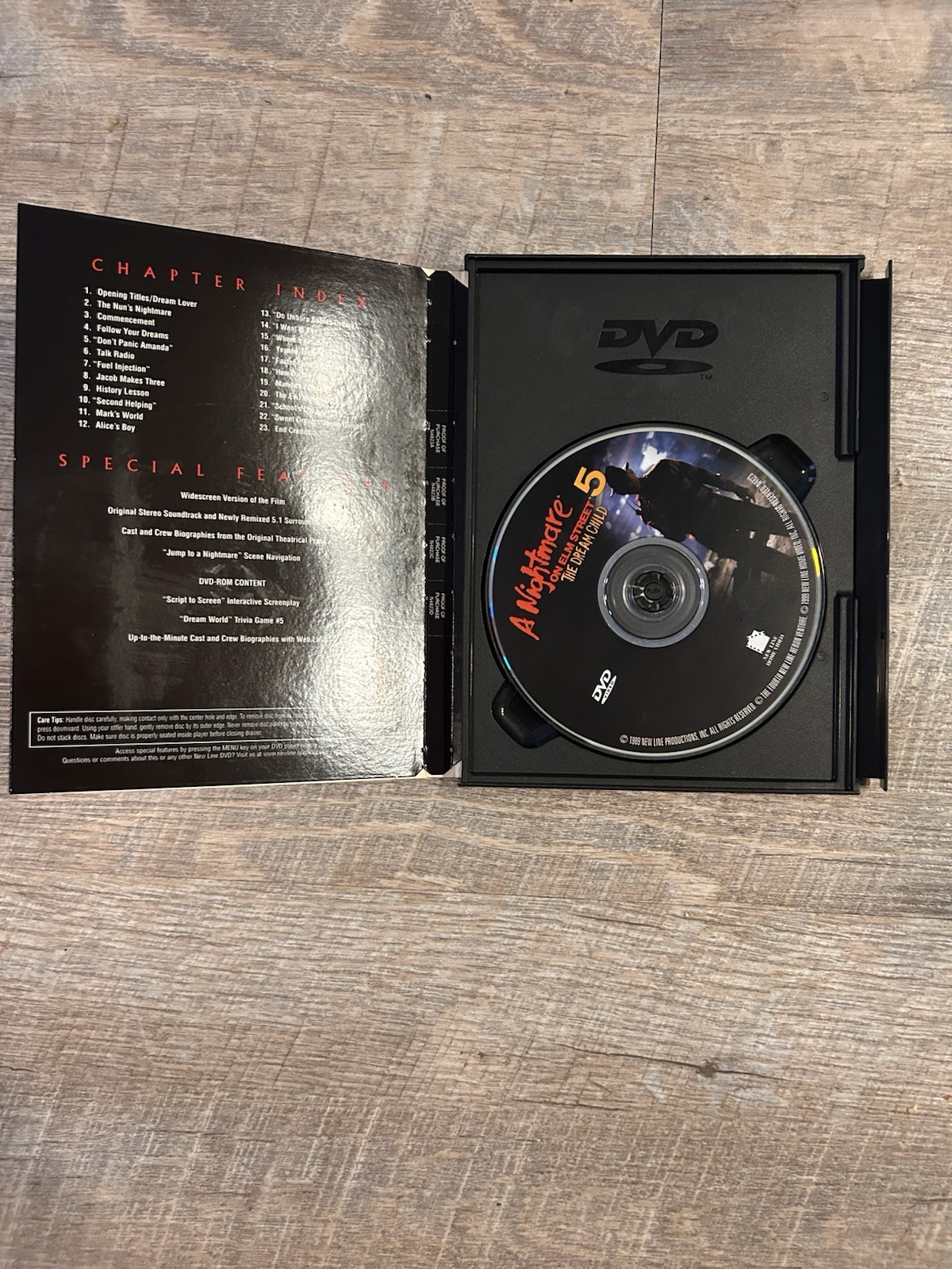 A Nightmare on Elm Street 5 DVD Robert Englund, Stephen Hopkins, New Line, 1989