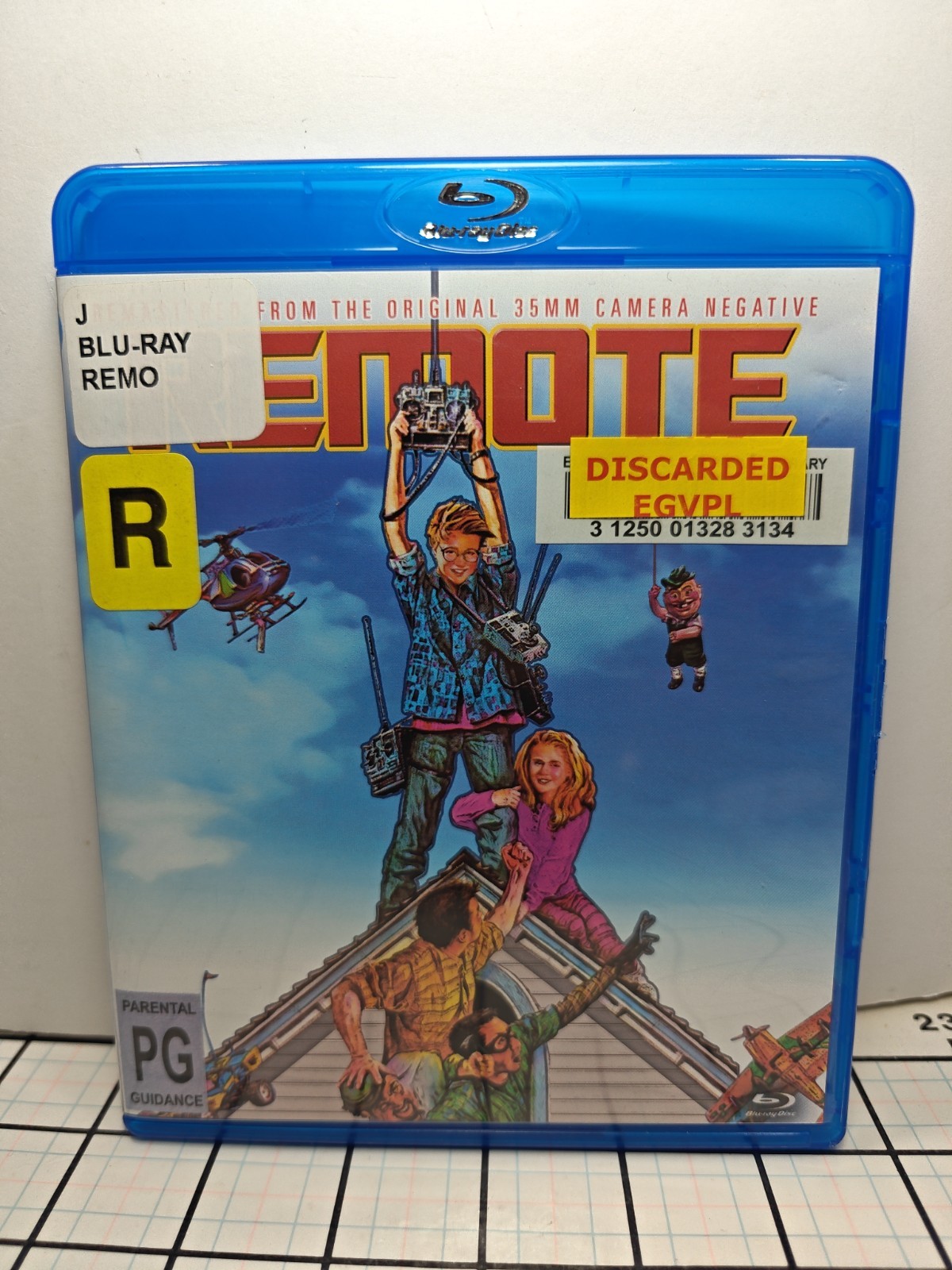 REMOTE Blu-ray 1993 Family Comedy Film Remote Controlled Toys Ted Nicolaou