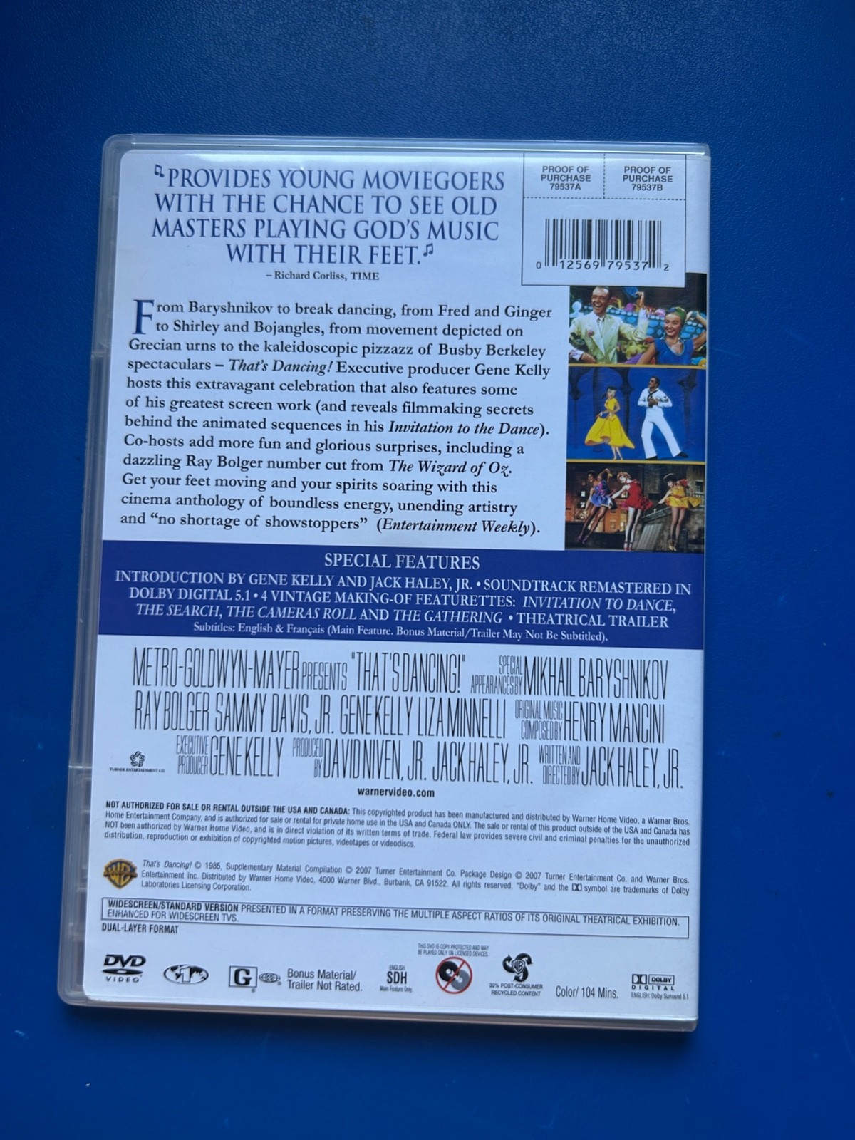 That’s Dancing! Vintage DVD movie Classic. Sammy Davis Jr