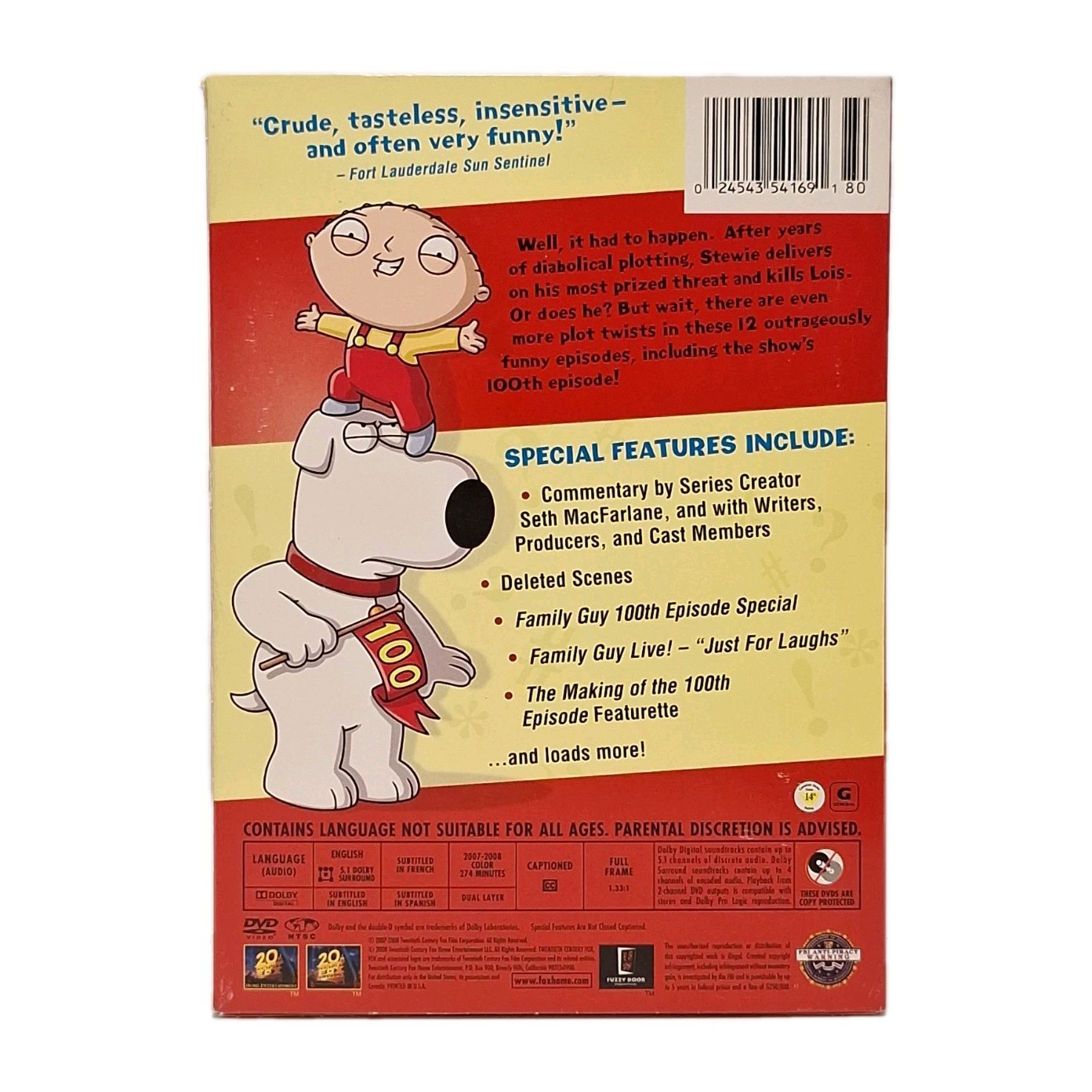 Family Guy DVD Lot Vol. 2 6 7 12 17& The Freakin’ Sweet Collection VG/VG+ Tested