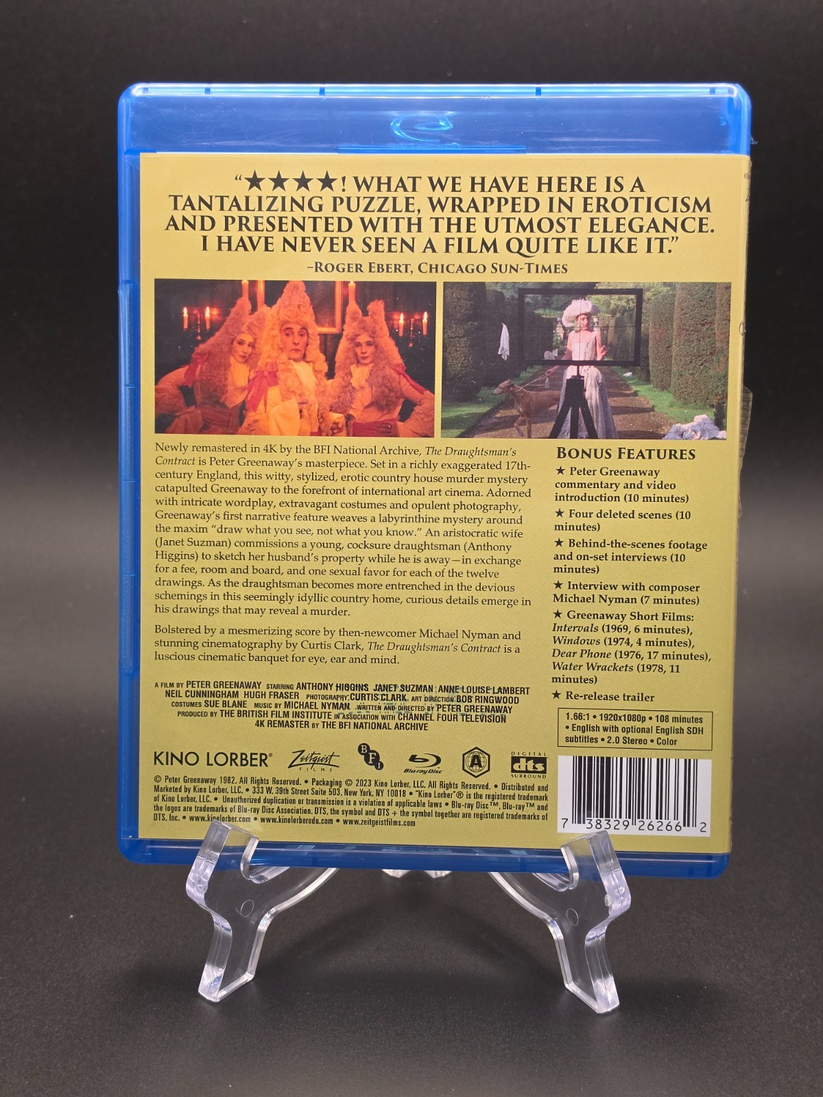 The Draughtsman’s Contract (Blu-ray, 1982) – Kino Lorber 40th Anniversary