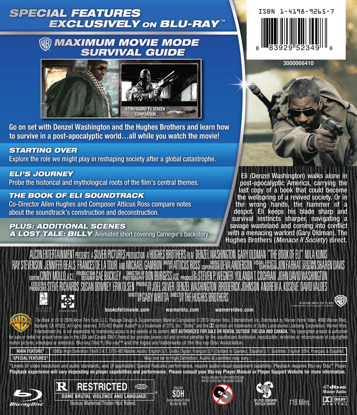 The Book of Eli Blu-ray NEW