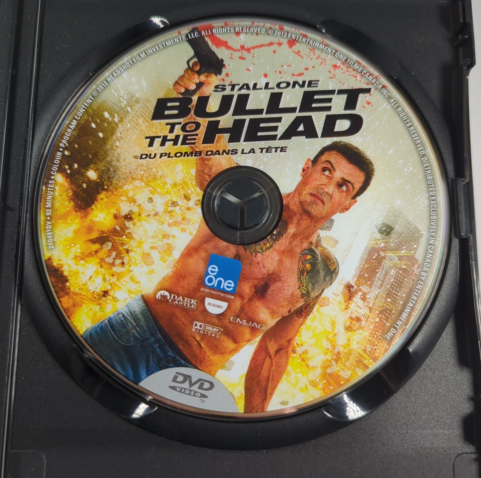 Bullet To The Head DVD Sylvester Stallone Jason Momoa Action Movie Like New B2G1