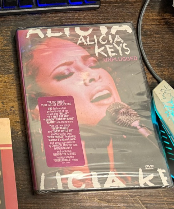 Alicia Keys – MTV Unplugged (DVD, 2005) NEW/SEALED free ship