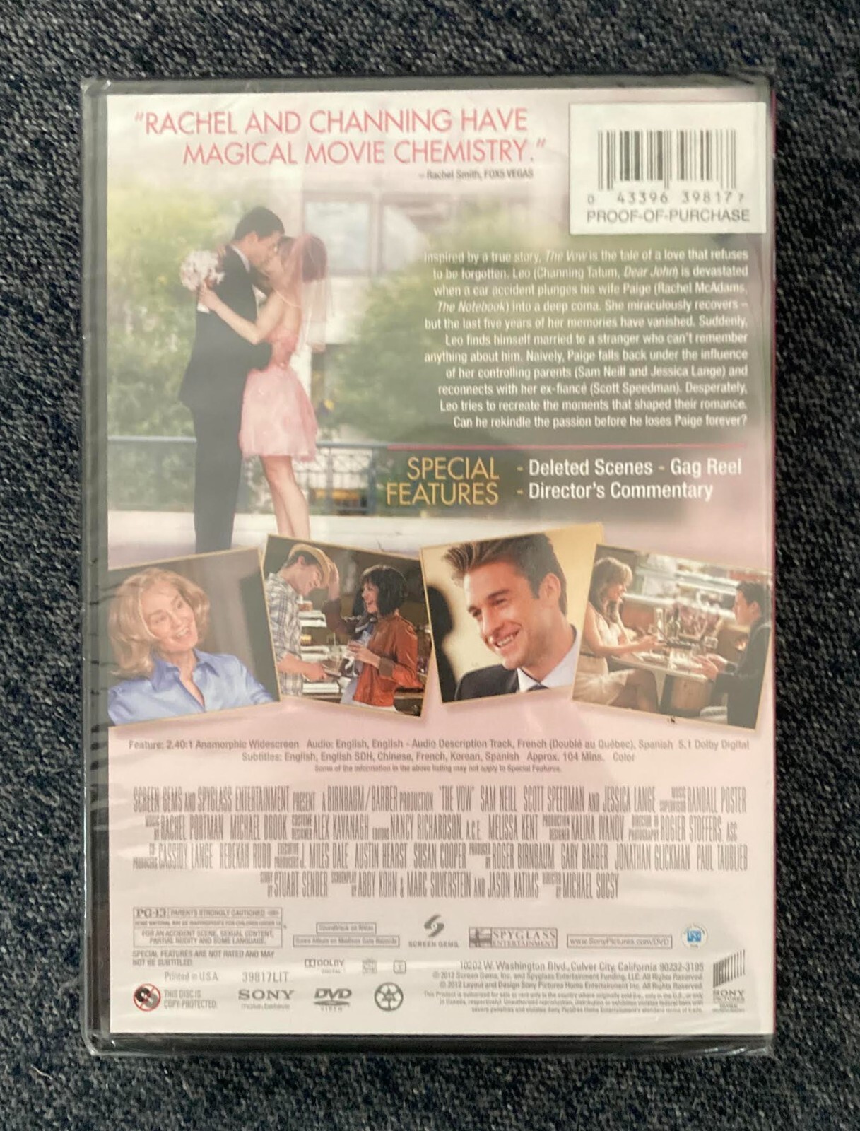 The Vow – DVD (2012) NEW! STILL SEALED!!