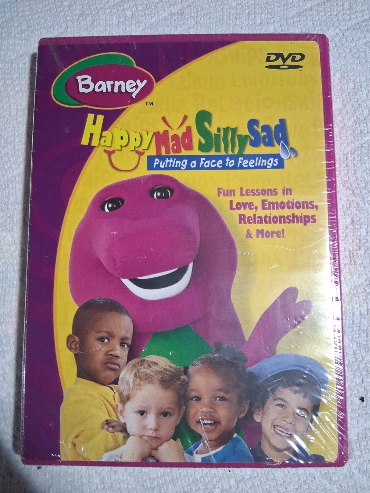 Barney – Happy, Mad, Silly, Sad (DVD, 2003) Brand New Sealed