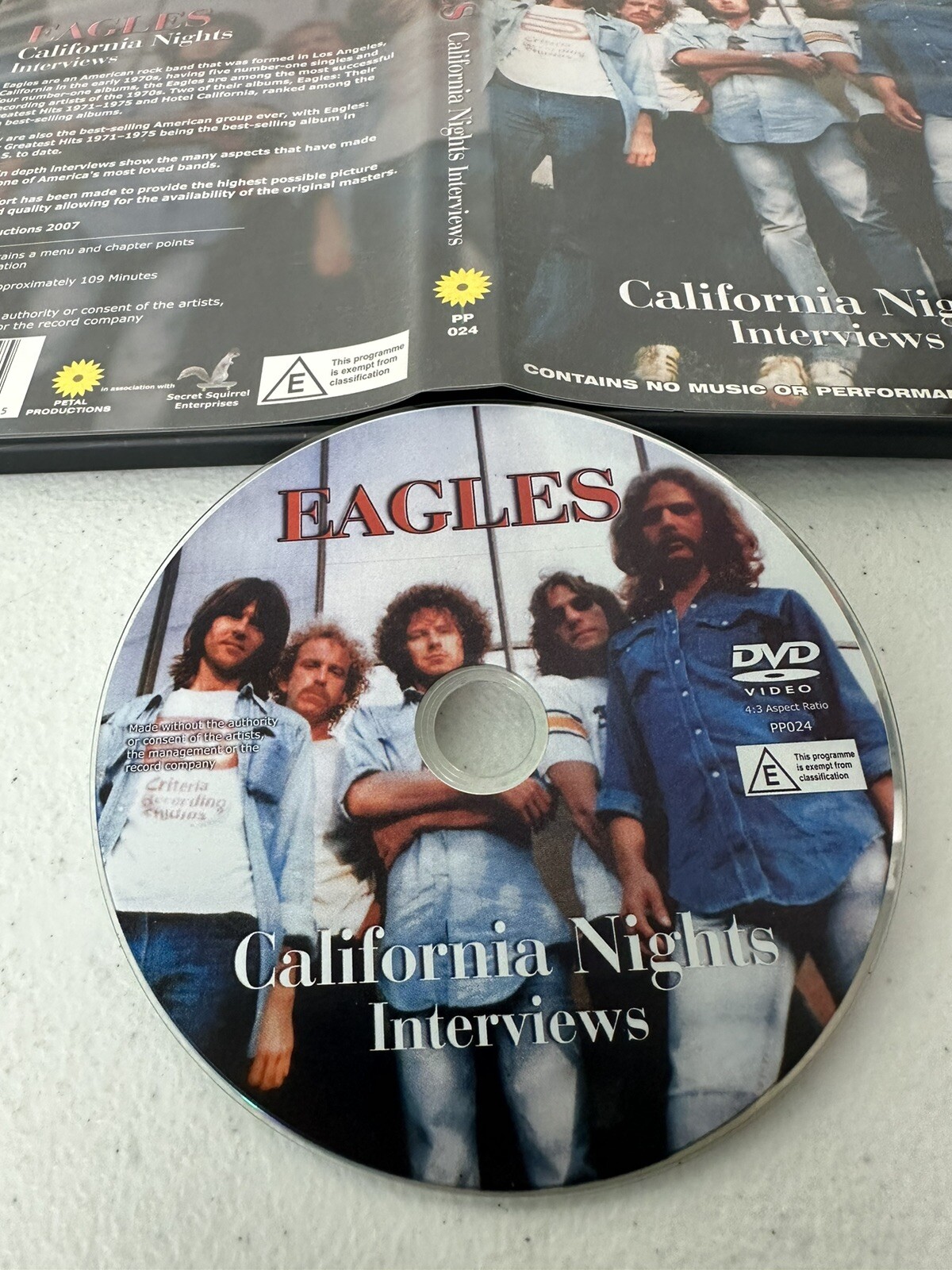 Eagles (Band) – California Nights: Interviews (DVD, 2007. 109 Mins)