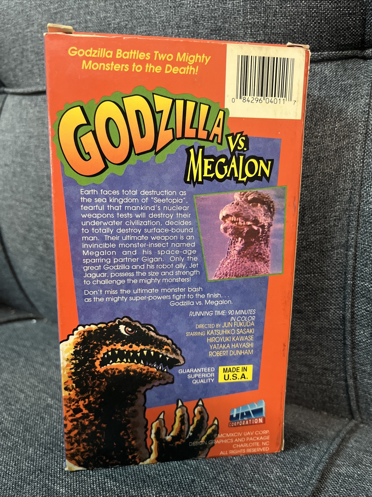 Godzilla vs Megalon (VHS, 1991) UAV Corporation. Sci-fi/ Horror