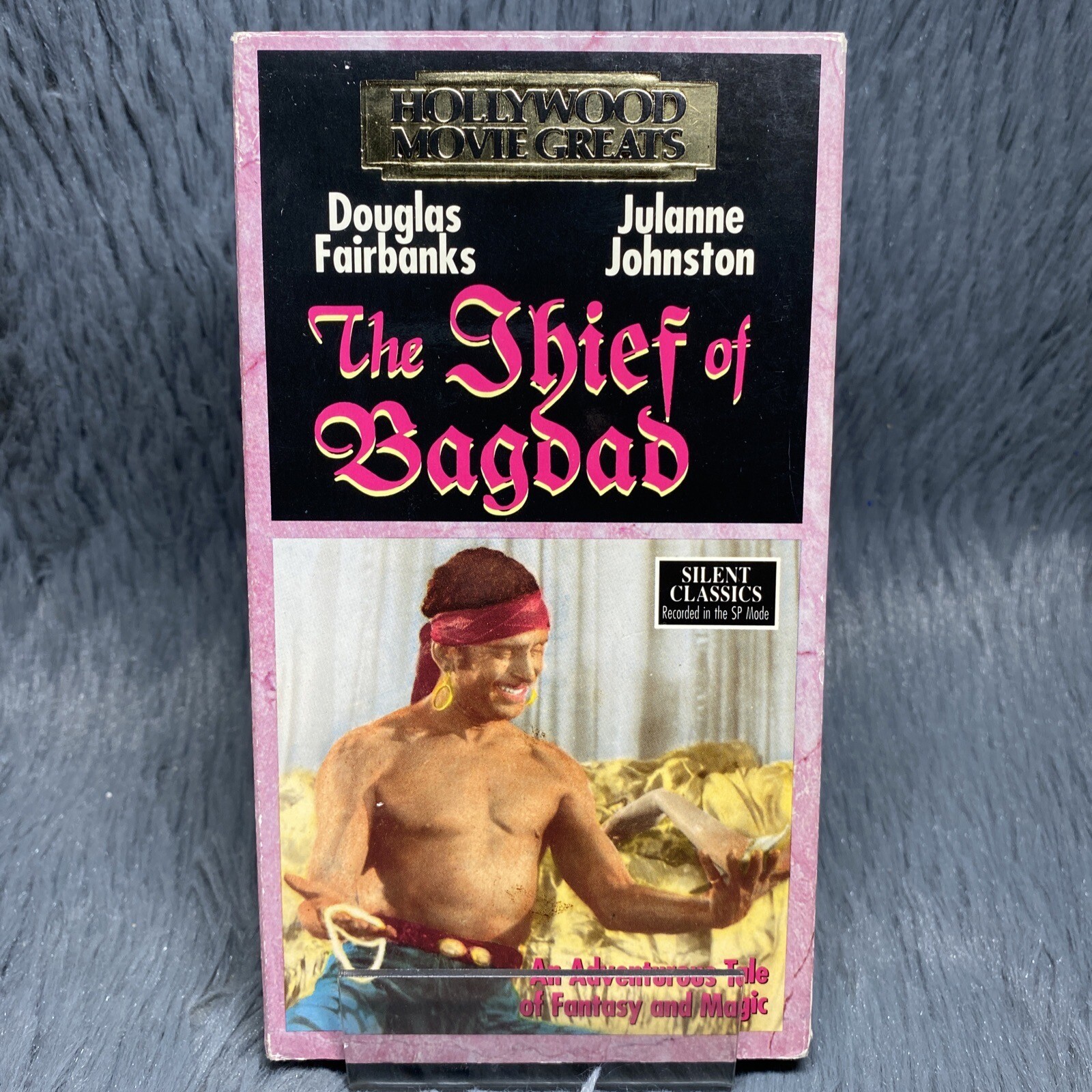 The Thief of Bagdad VHS Tape 1990 Hollywood Movie Greats Silent Movie Film
