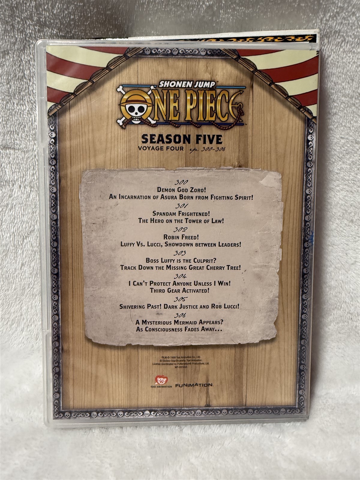 SHONEN JUMP ONE PIECE SEASON FIVE VOYAGE FOUR EP. 300-312 DVD BOX SET
