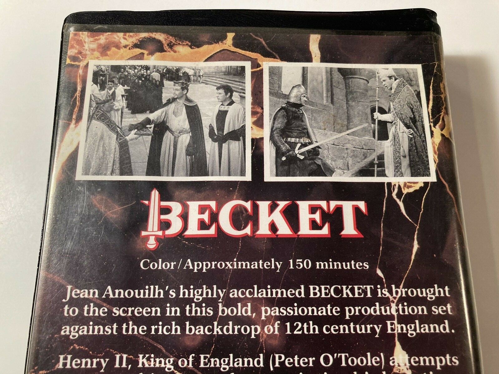 * Becket 1964 Historical Drama Betamax Richard Burton Peter O’Toole Clamshell