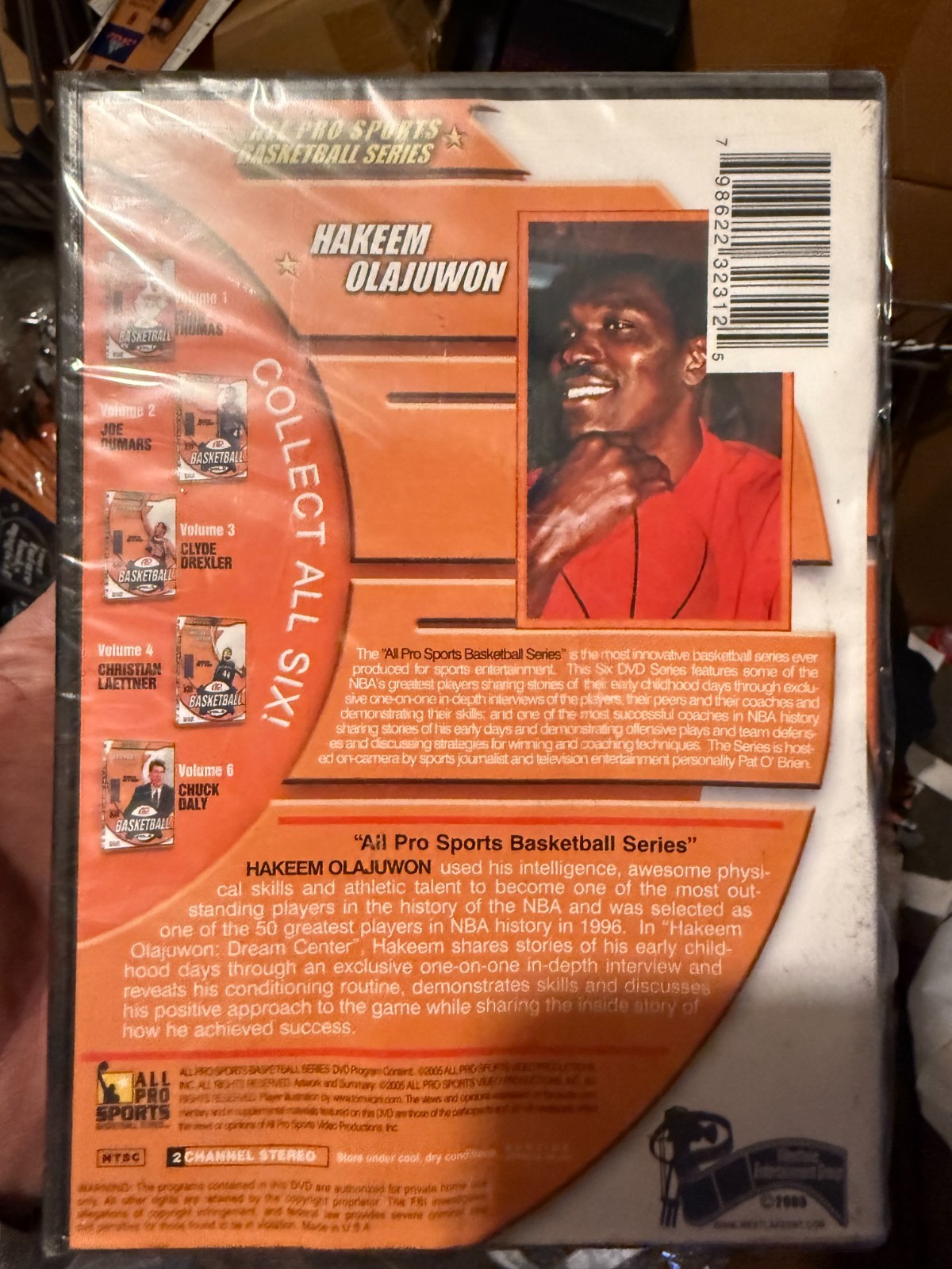 AP SPORTS – Basketball Vol 5 DVD NEW/SEALED Hakeem Olajuwon