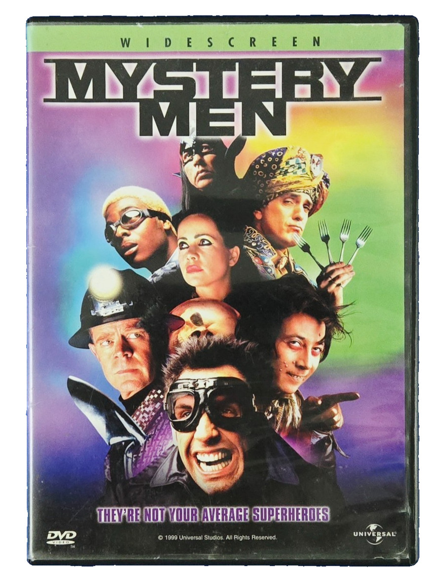Mystery Men (1999, DVD) Comedy Action Movie – Ben Stiller, Kinka Usher