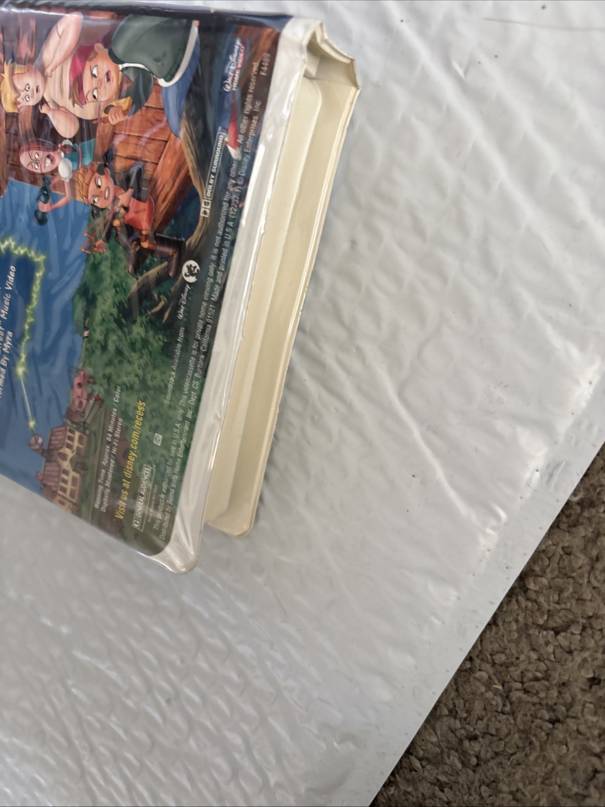 Recess: School’s Out VHS Disney Video Tape Kids Family Cartoon Movie Clamshell –