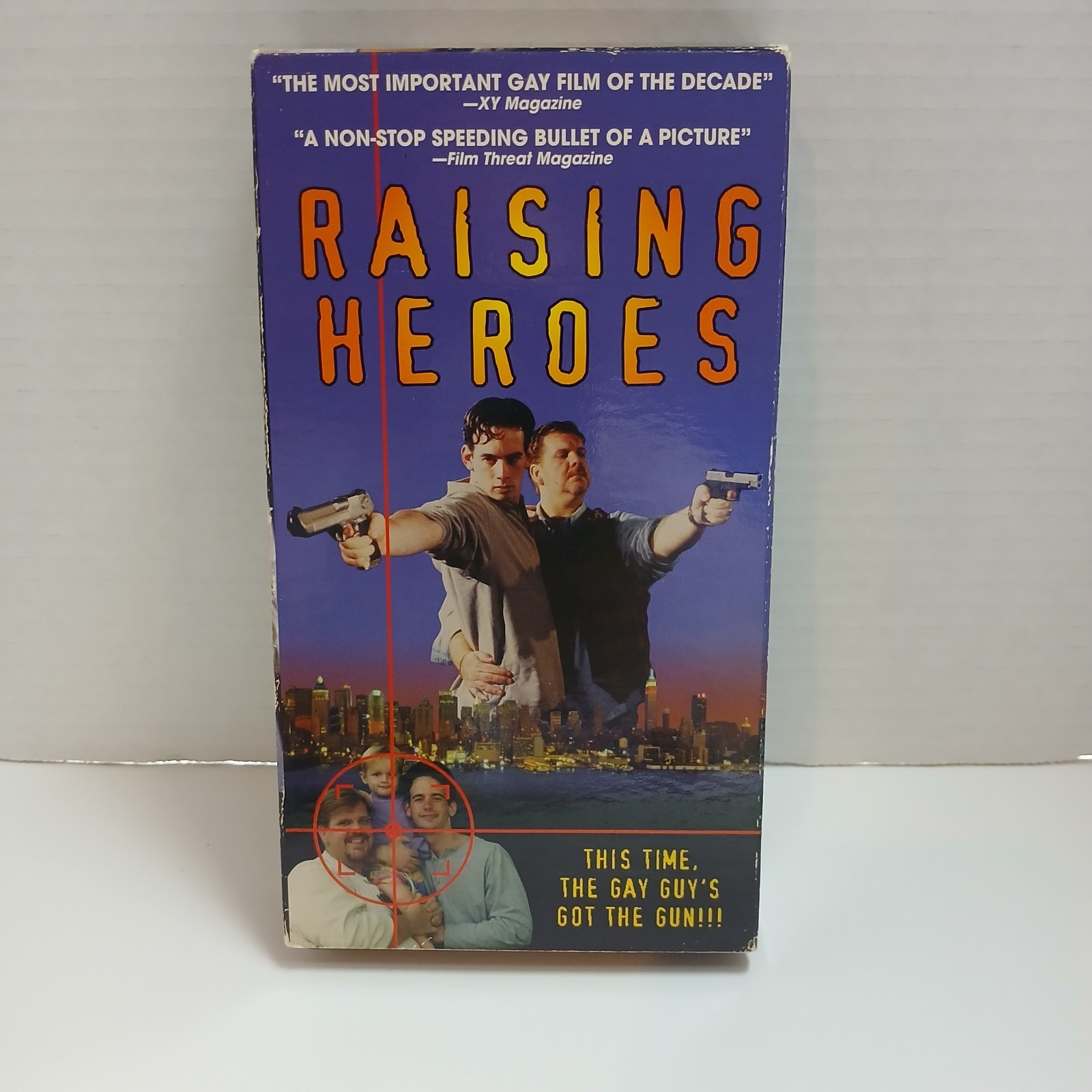 Raising Heroes VHS 1997 LGBT Gay Action Thriller Indie Cult Water Bearer