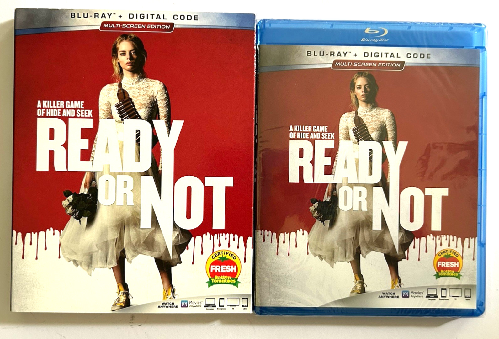 “Ready or Not” Samara Weaving Blu-ray + slipcover, US/Can region A, New & sealed