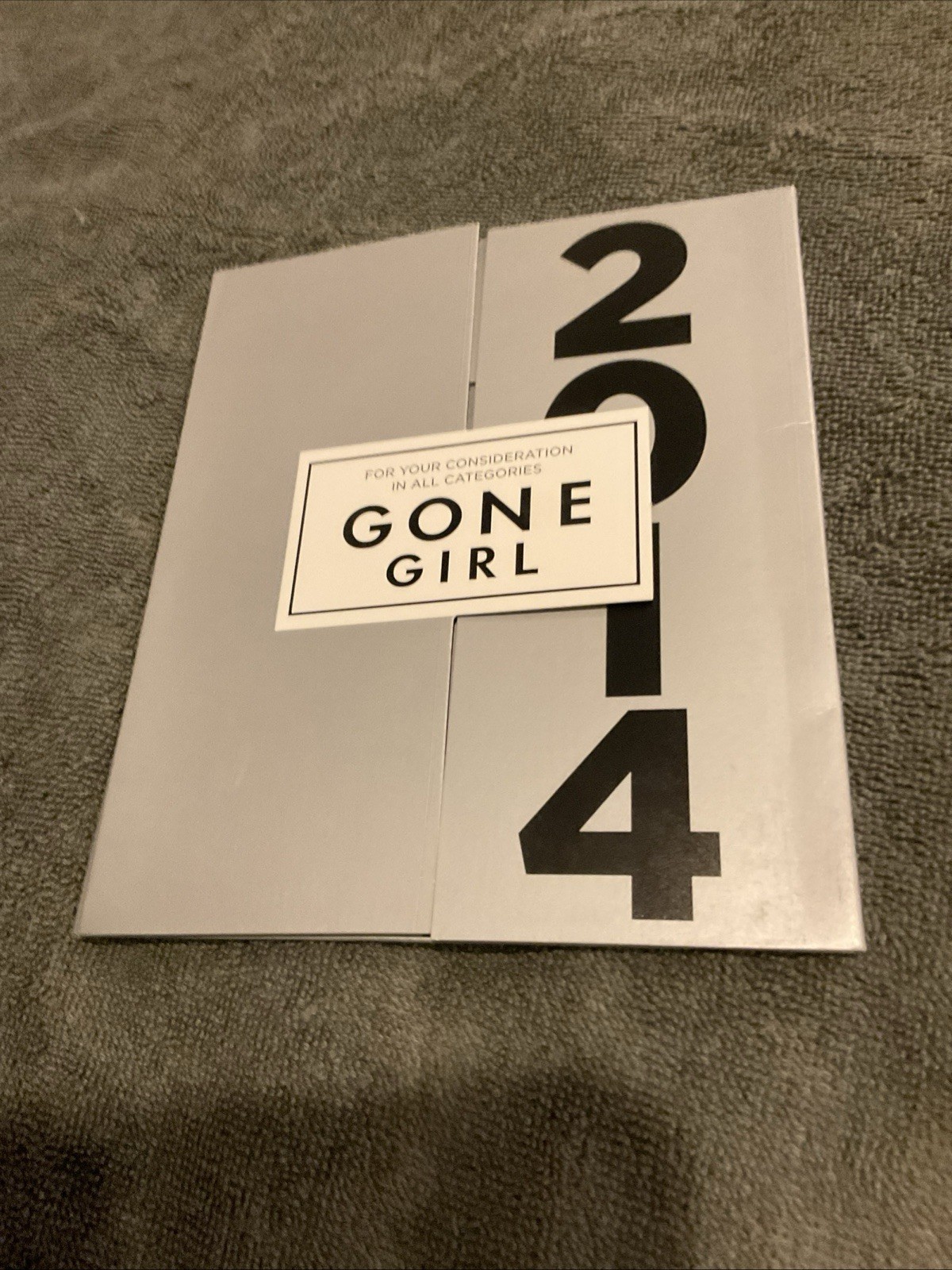 Gone Girl DVD For Your Consideration FYC 2014 Awards Screener Ben Affleck Sealed