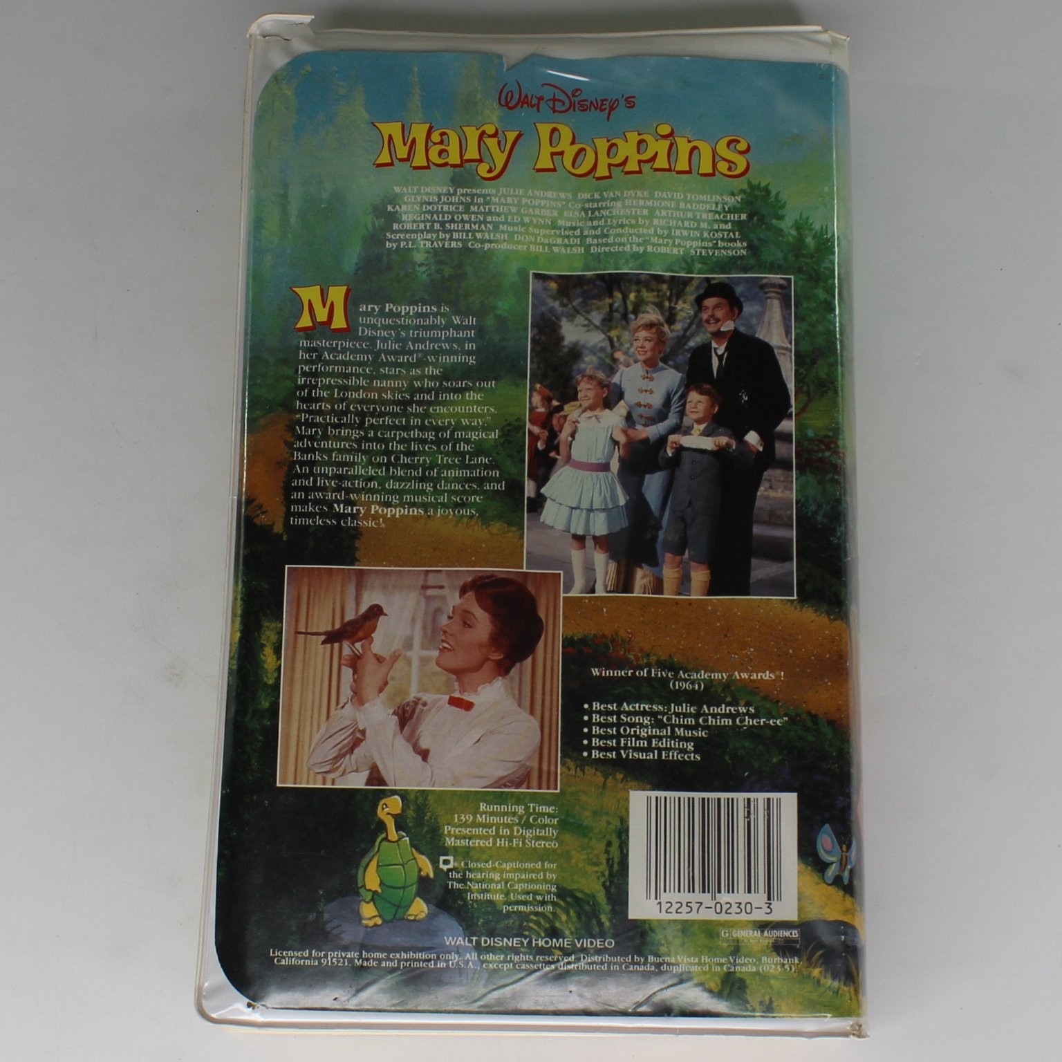 Mary Poppins VHS 1964 Family Musical Original Release Walt Disney