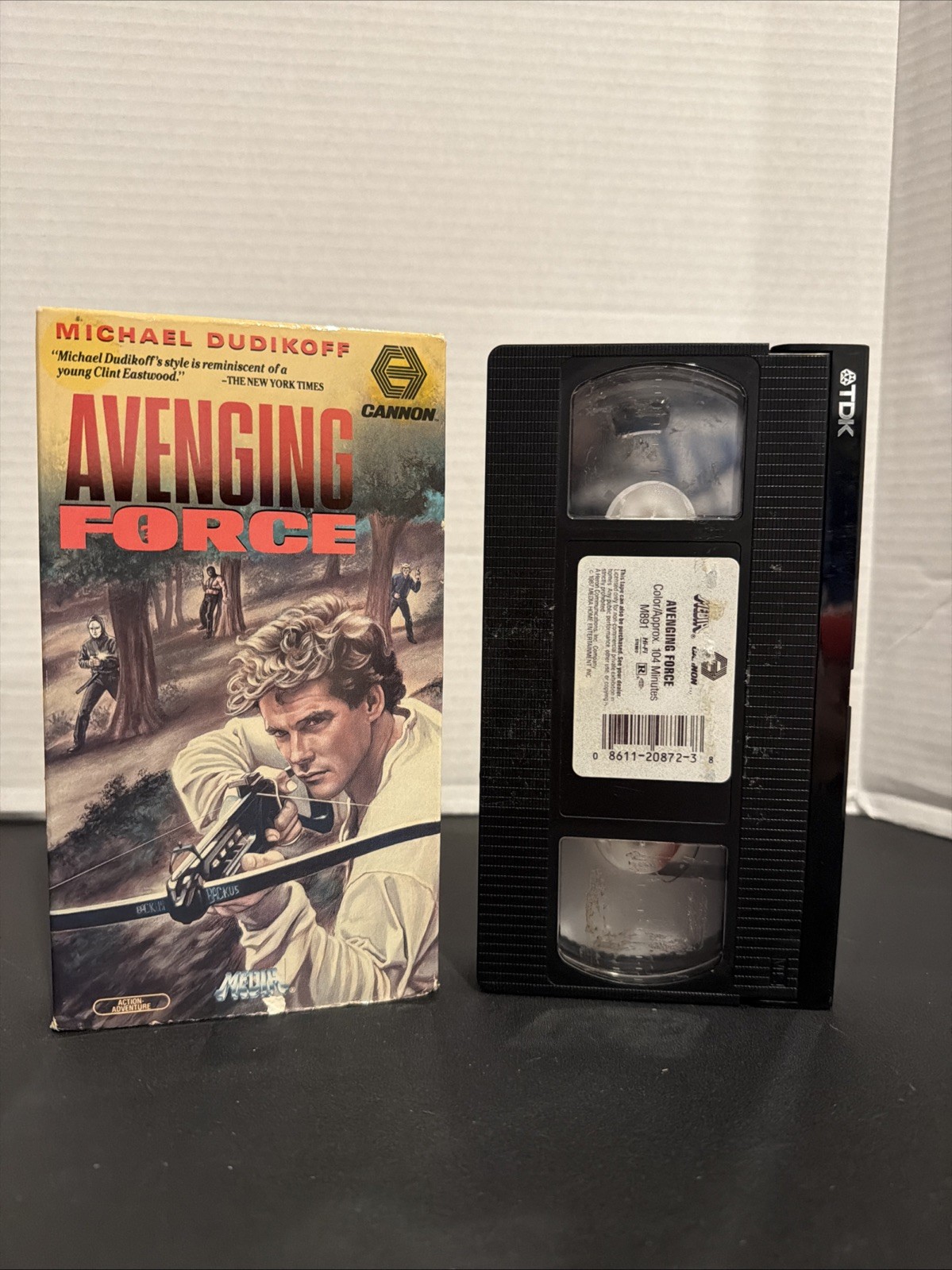 Avenging Force VHS, 1987 ~ Media Entertainment ~ Cannon Films ~ Michael Dudikoff