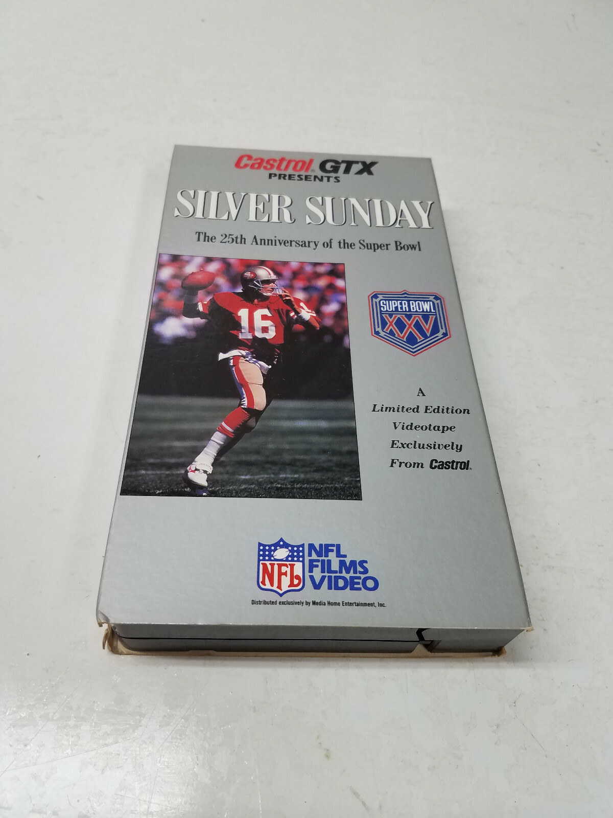 NFL Films VHS Silver Sunday 25th Anniversary Super Bowl Castrol GTX PROMO