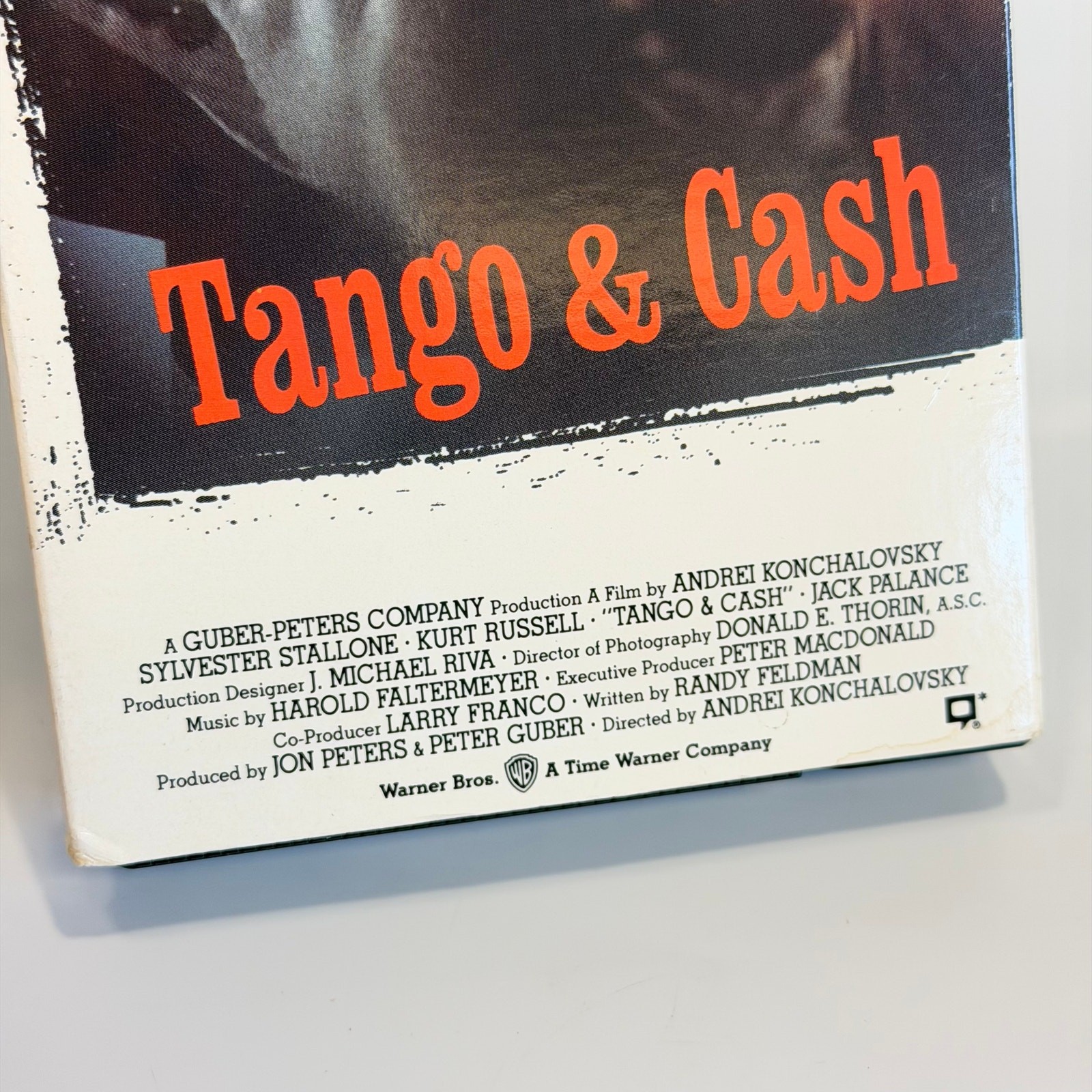 Tango and Cash VHS 1989 Stallone Kurt Russell Action Warner Home Video
