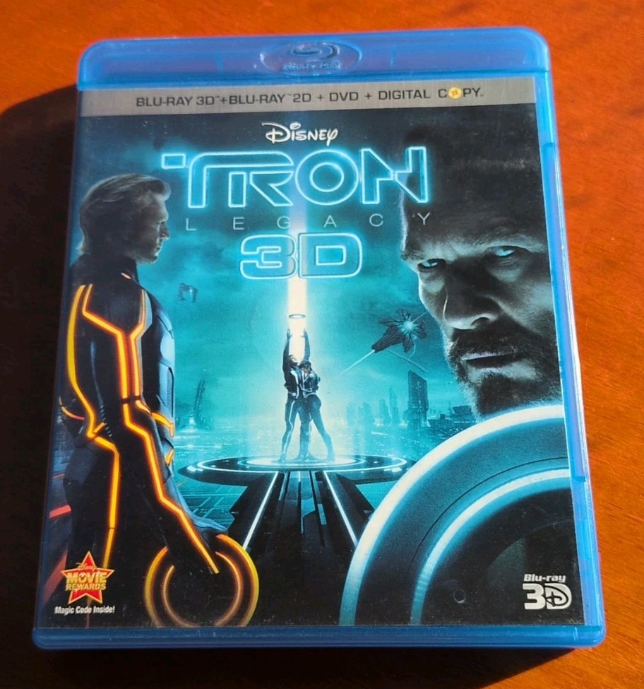 Tron Legacy 3D Blu-ray Joseph Kosinski Garrett Hedlund Michael Sheen Wilde