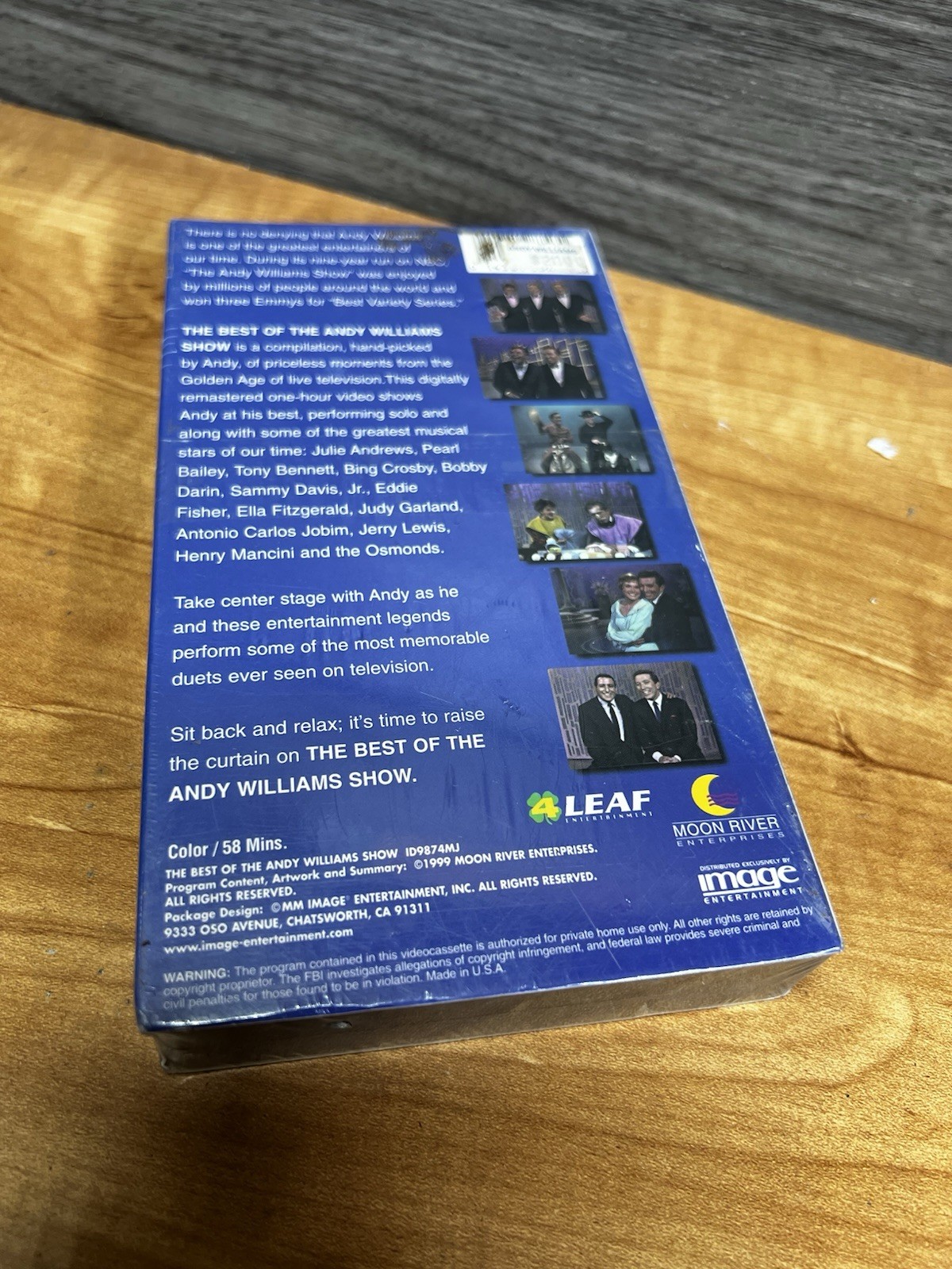 VHS Home Video Cassette “The Best of the Andy Williams Show 1962-1971” Sealed