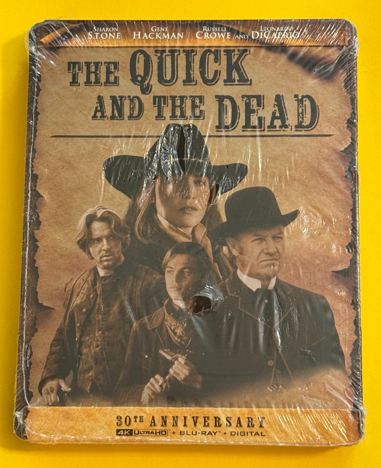 The Quick And The Dead 30th Anniversary Steelbook 4K & Blu-Ray New/minor dents