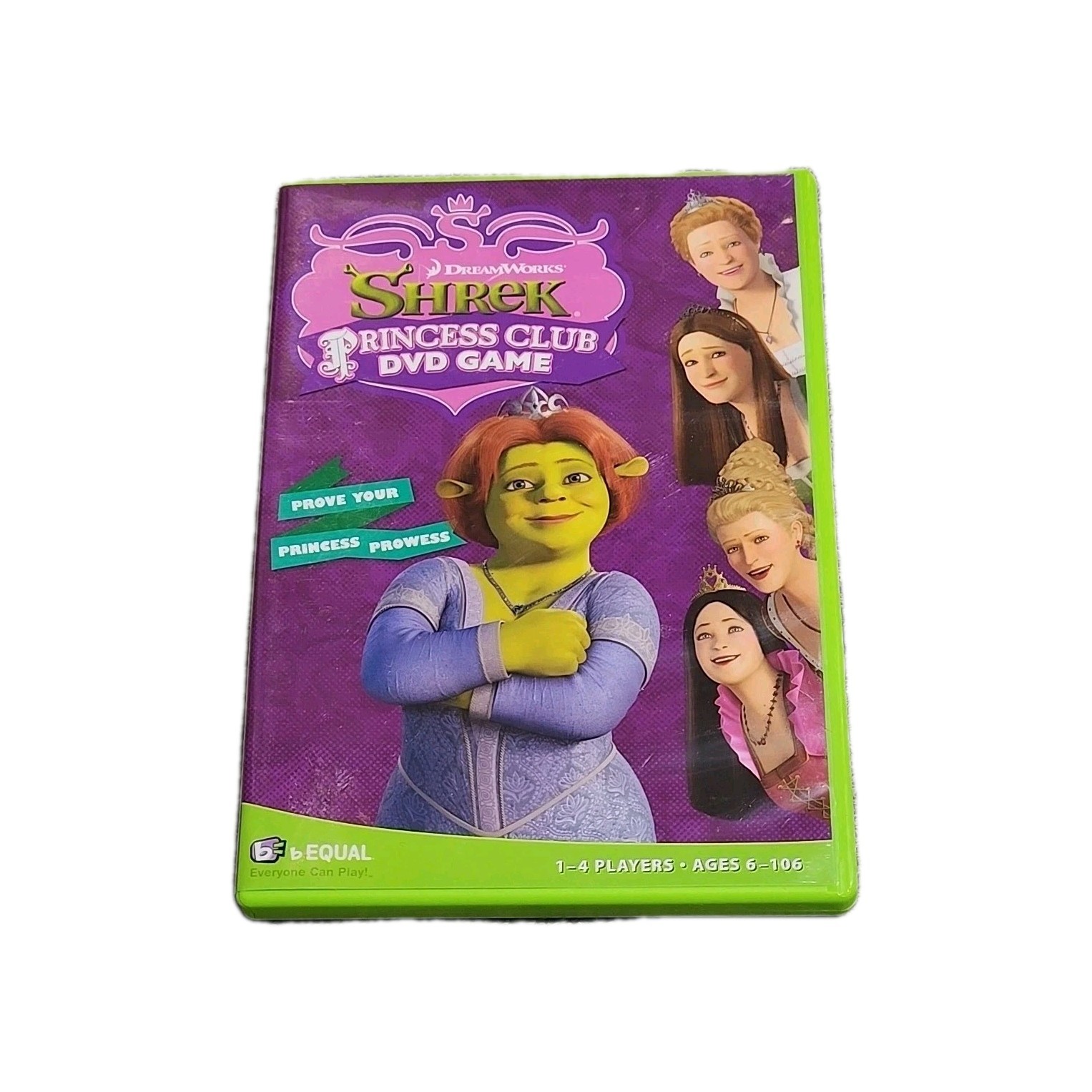 Shrek Princess Club DVD Game NEW 1-4 Players Kids Family DreamWorks