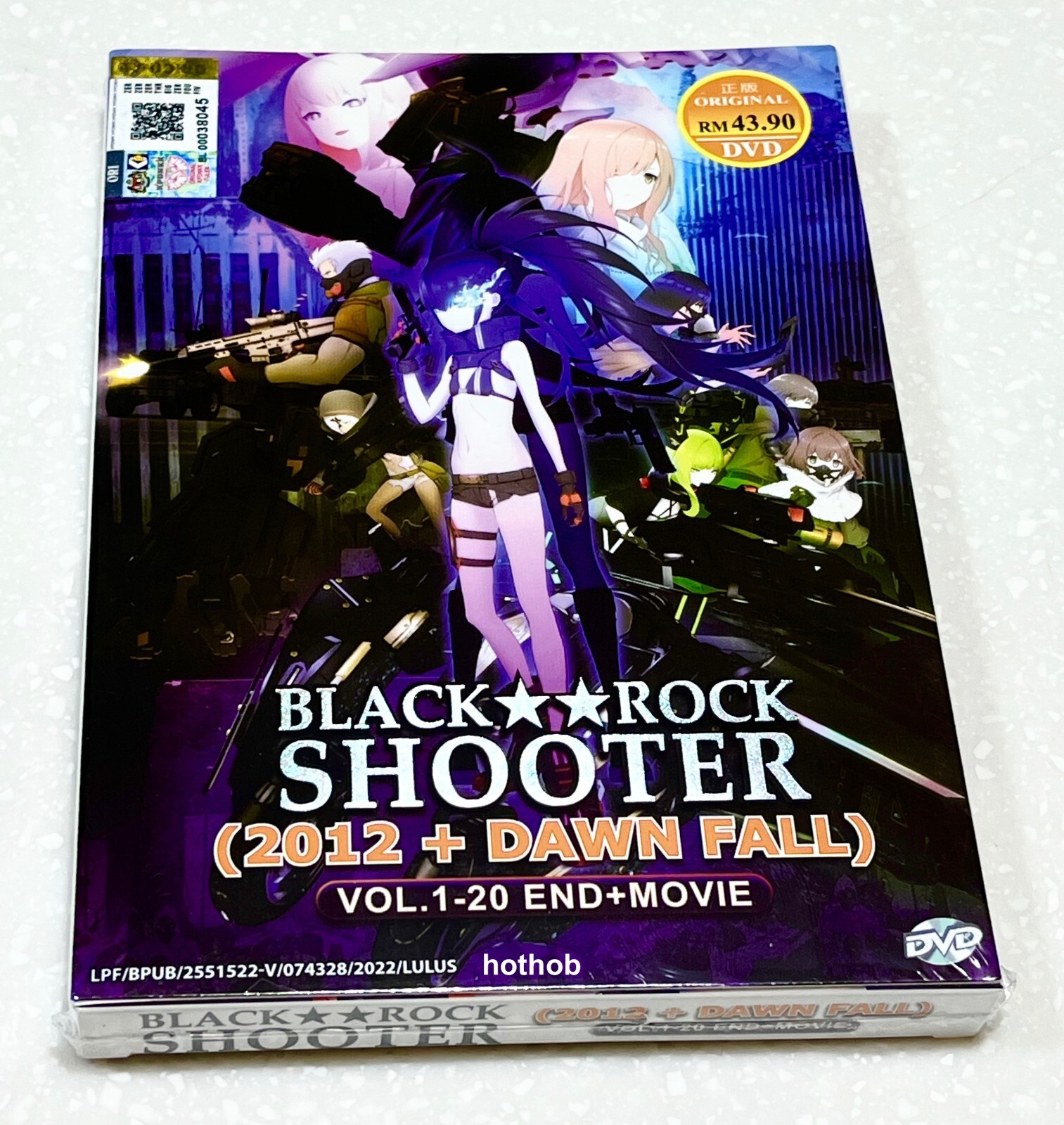 Black Rock Shooter (2012 Series + Movie + Dawn Fall) ~ All Region ~ Anime DVD ~