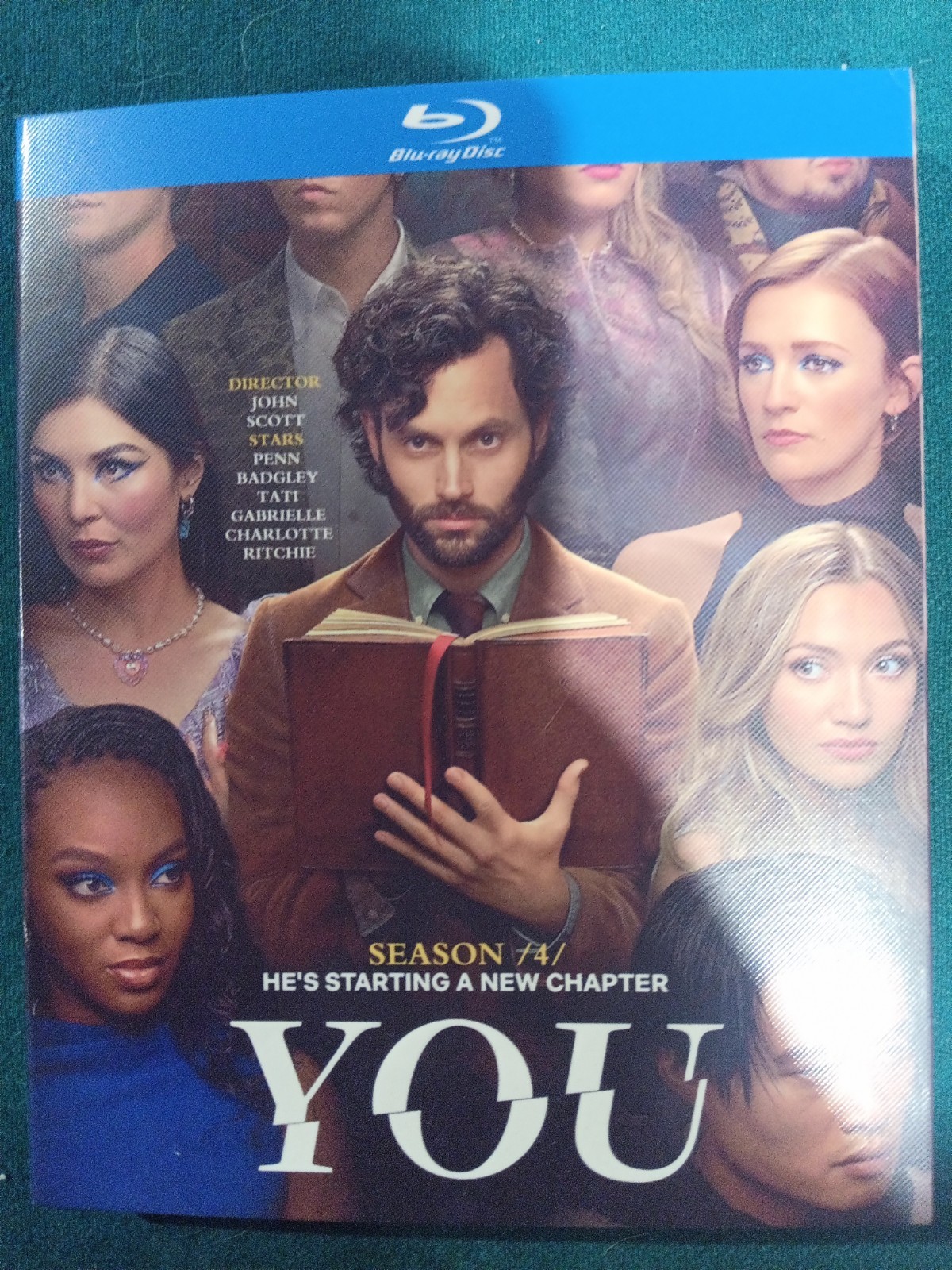 YOU Season 1-4 Blu-ray 2023 Region A Thriller Penn Badgley Tati Gabrielle used