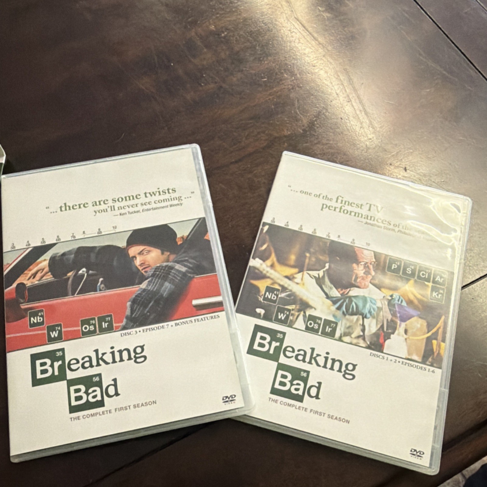 Sony Pictures Breaking Bad Complete First Season DVD Box Set Commentary Bonus