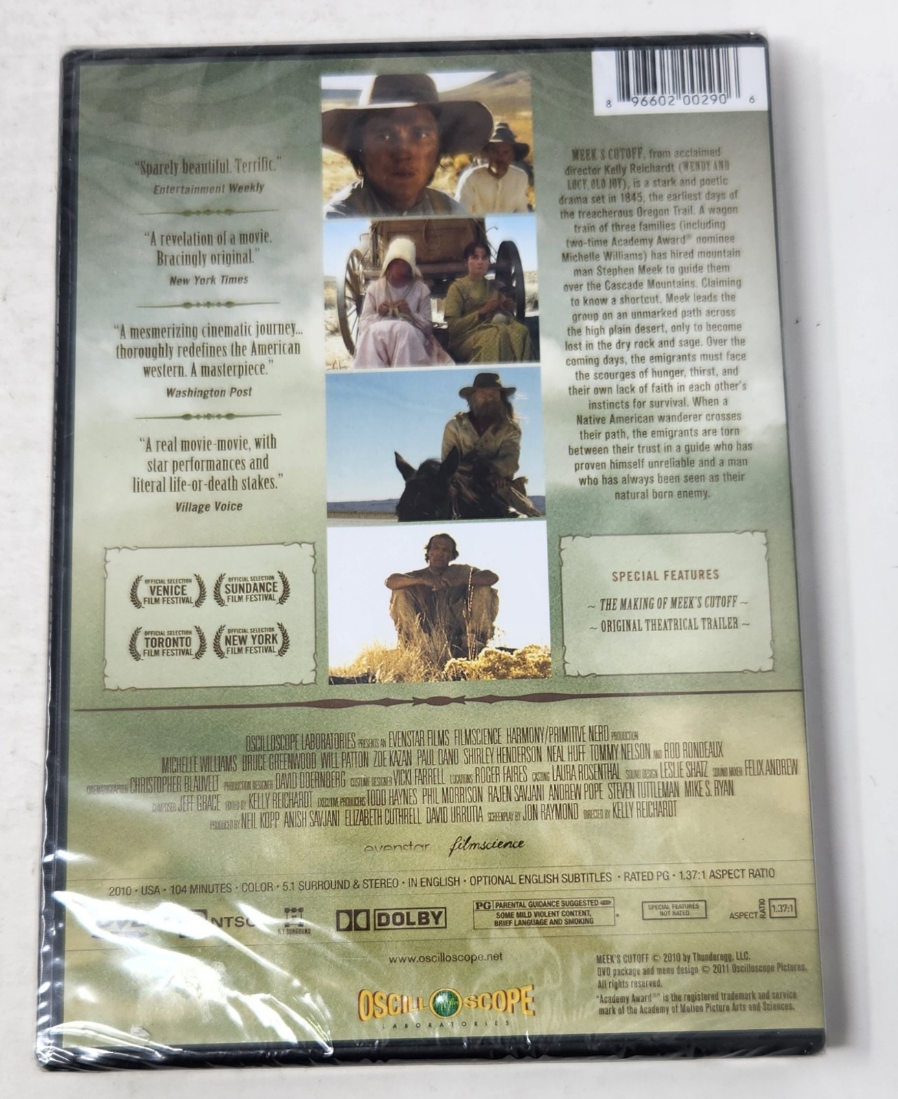 Meeks Cutoff Dvd 2010 American Western By Kelly Reichardt Michelle Williams