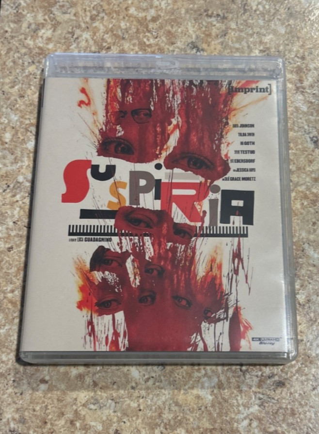 Suspiria (2018) 4K UHD Imprint Disc w/ Bonus Features Blu-ray in Clear Case Read