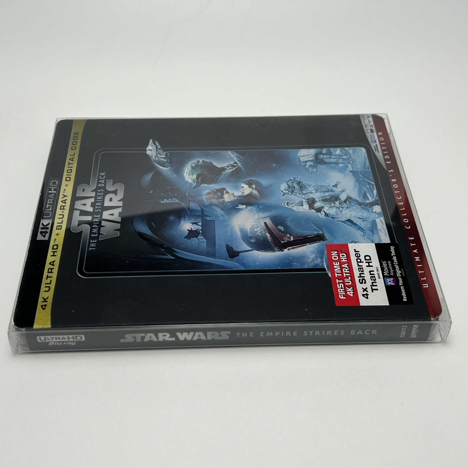 Star Wars Empire Strikes Back (1980) 4K Ultra HD Blu-ray w/RARE SLIPCOVER A++