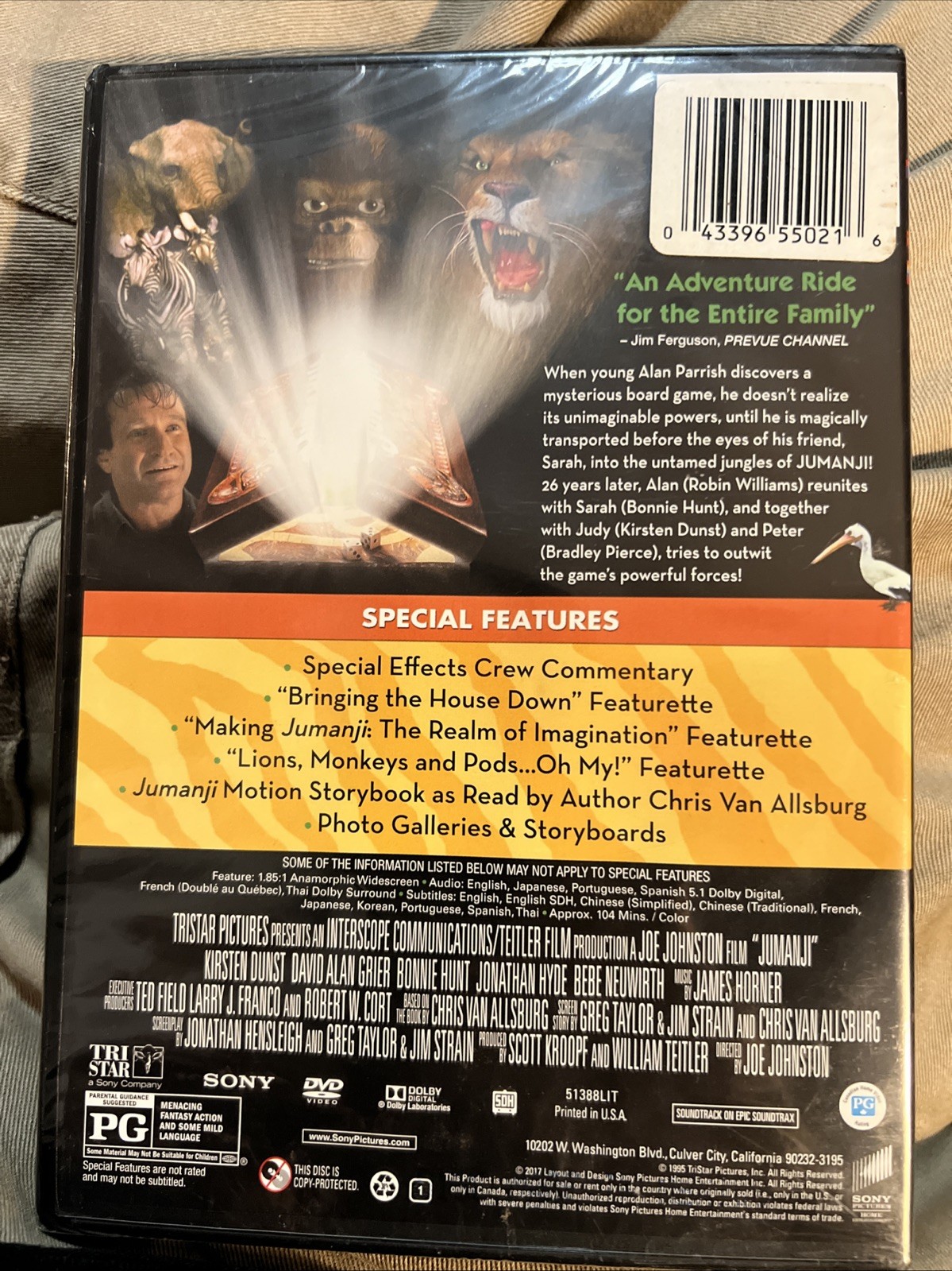 Jumanji – DVD Sealed Promo