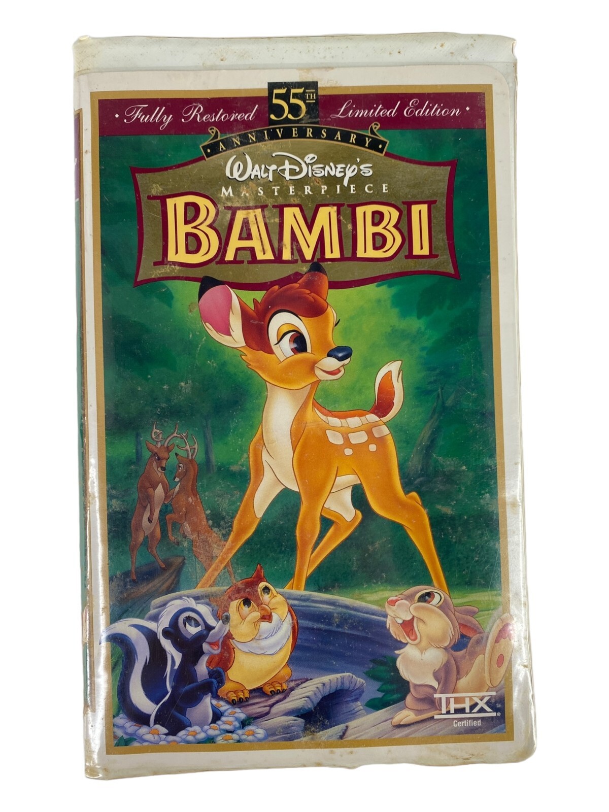 VHS Disney’s Bambi 55th Anniversary Fully Restored Limited Edition Approx 69 Min