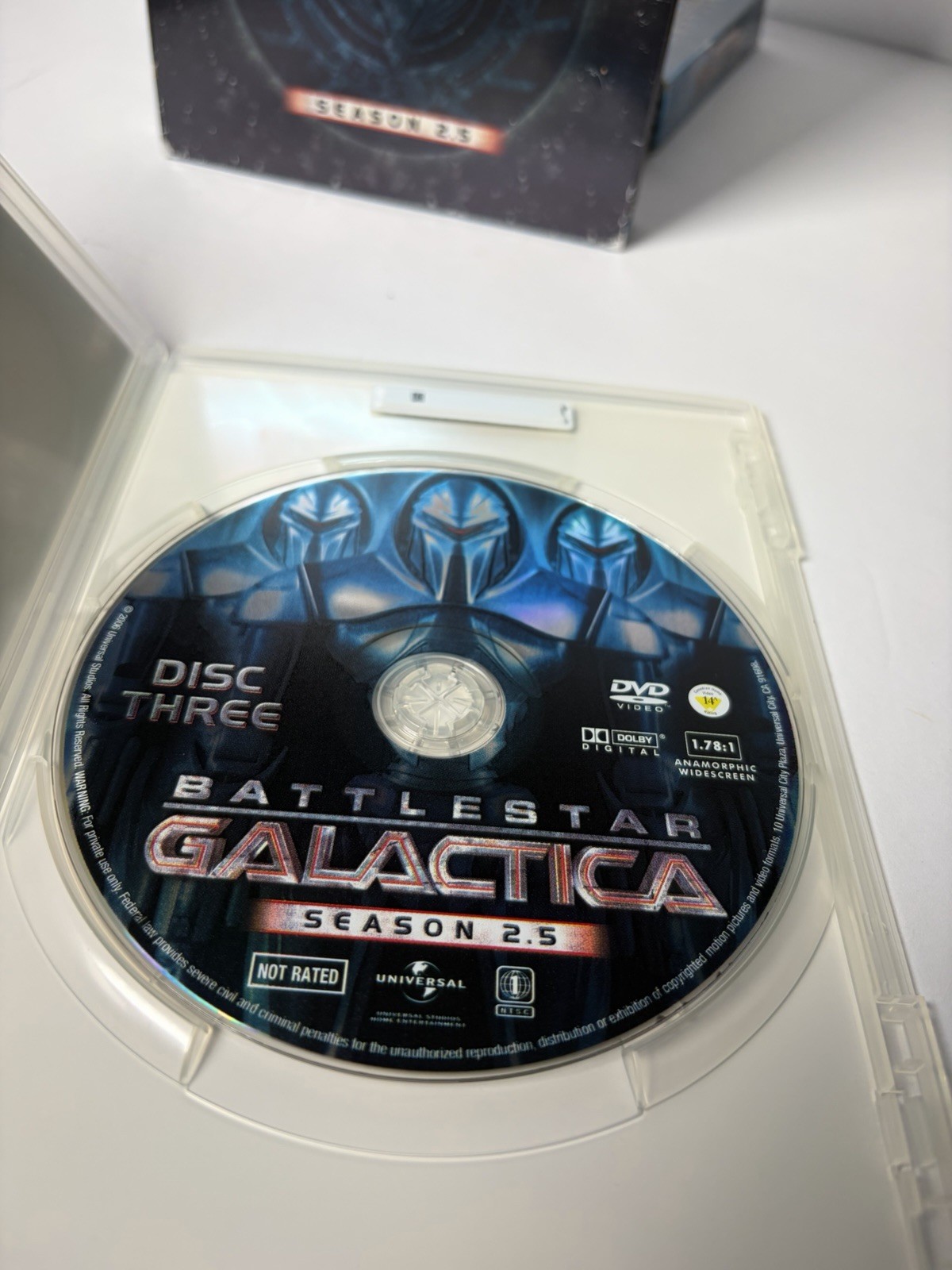 Battlestar Galactica DVD Universal Seasons 1, 2.0 & 2.5 Widescreen NR