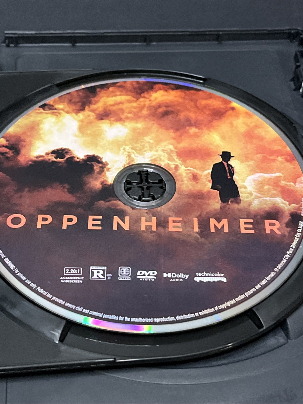 Oppenheimer (2023) DVD’s 2-Disc Cillian Murphy Christoper Nolan Slipcover