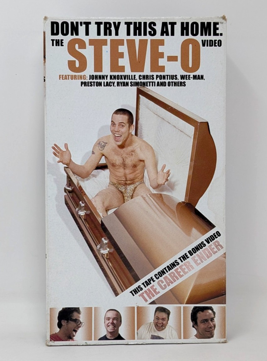 Steve-O: Dont Try This At Home (VHS, 2002)