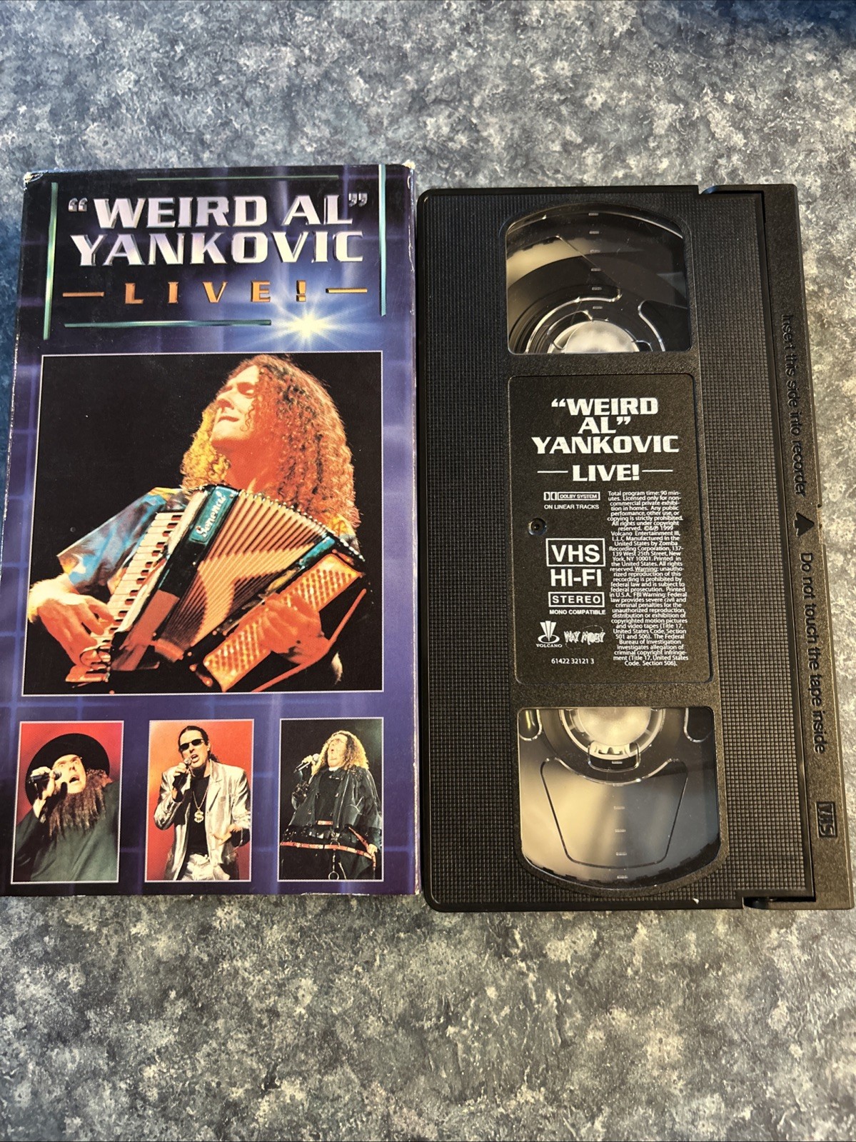 Weird Al Yankovic Live VHS Tape (1999)
