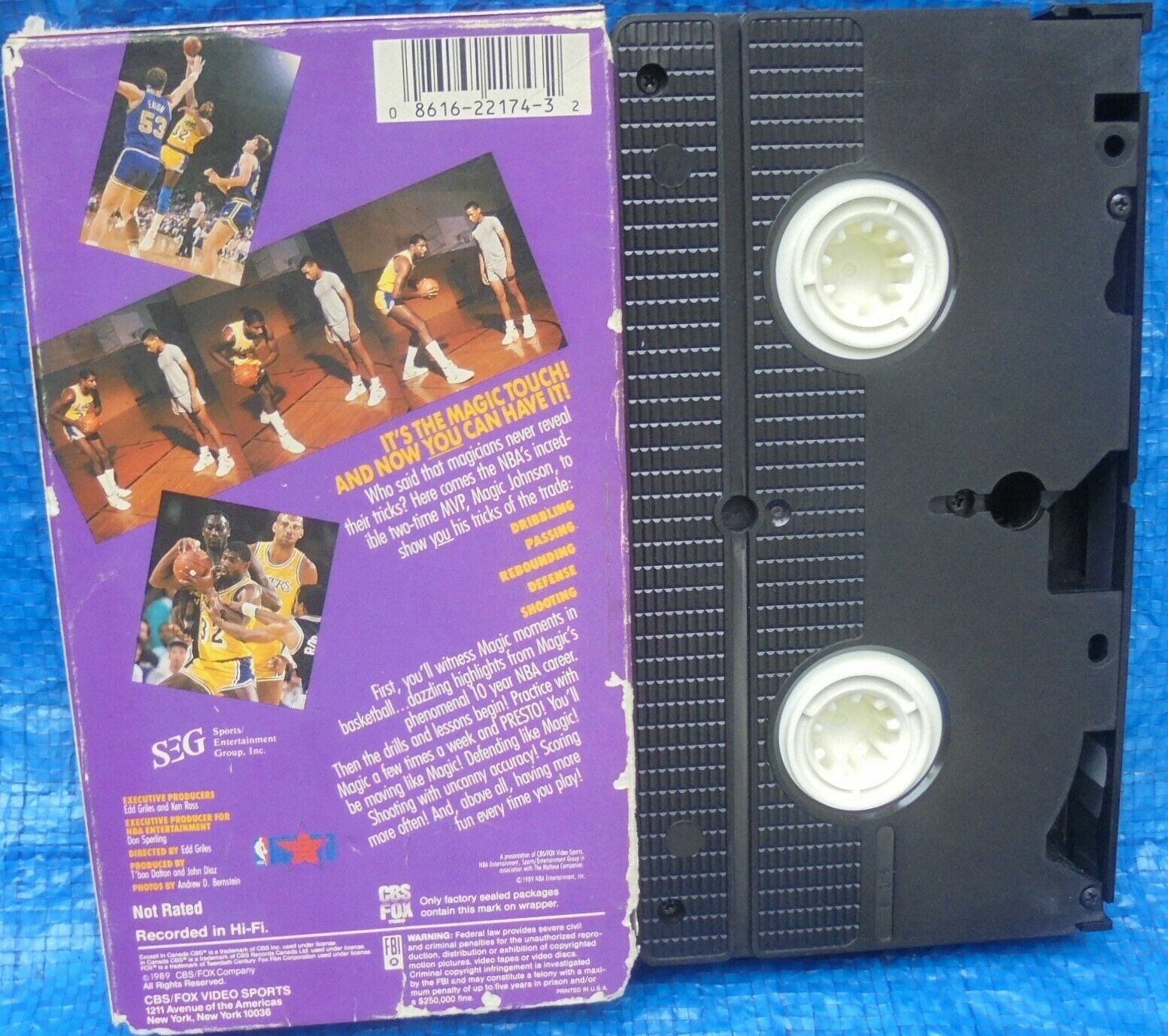 1988 1989 LA Lakers Basketball VHS Lot Back To Back Fast Break Magic Johnson NBA