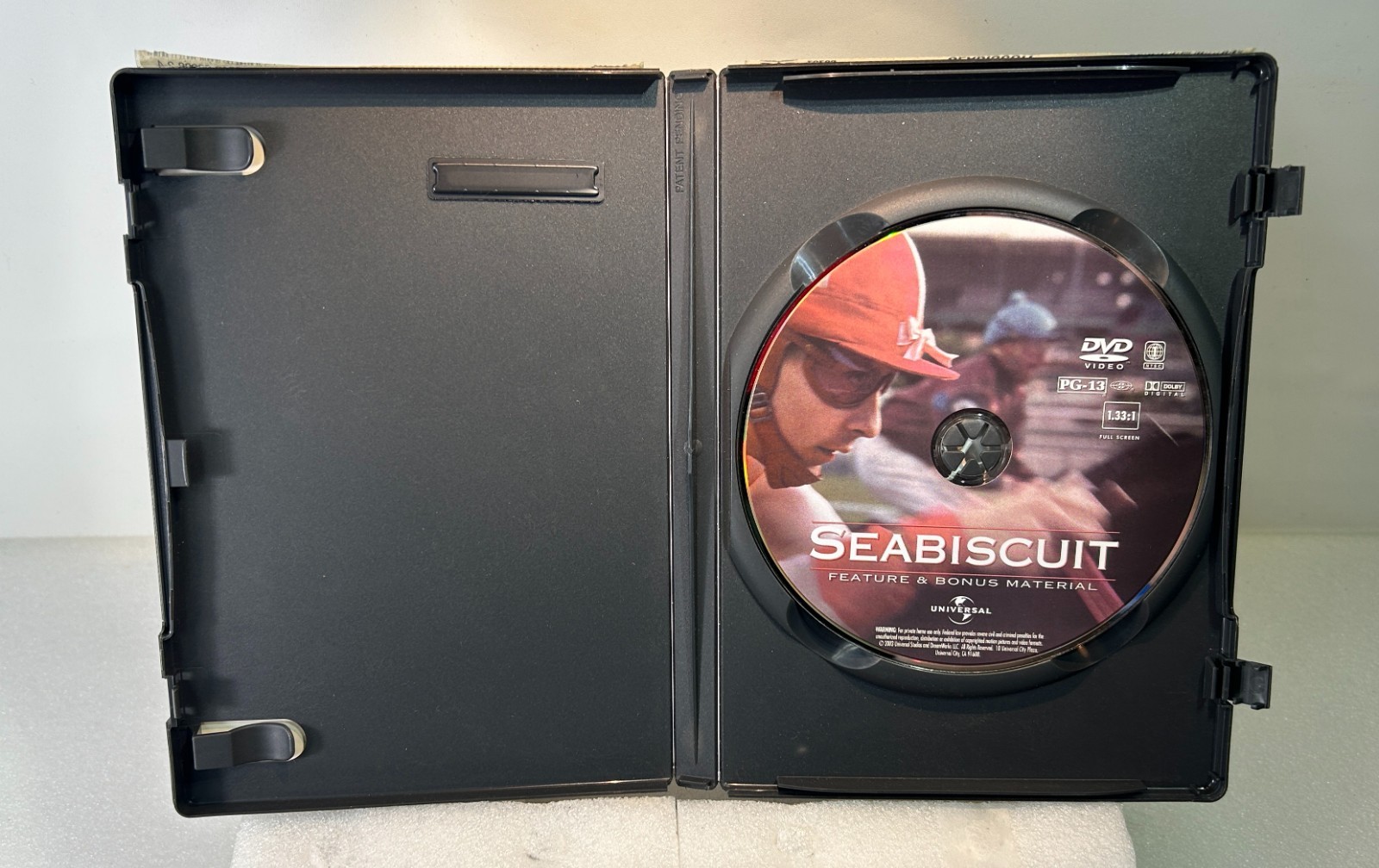 Seabiscuit (DVD, 2003) With Case, Tested
